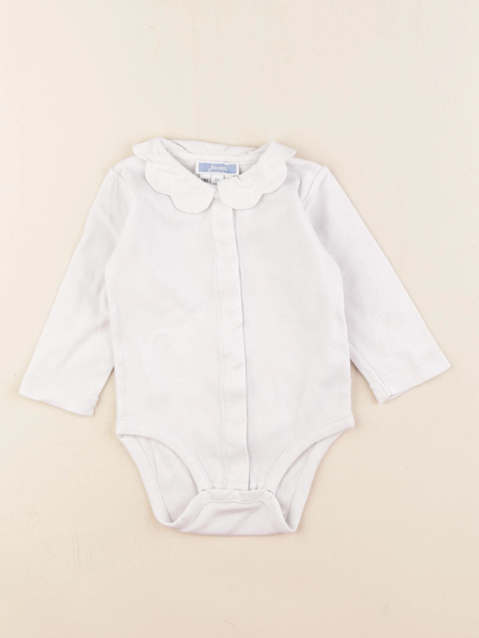 Jacadi - body à col blanc - 6 mois