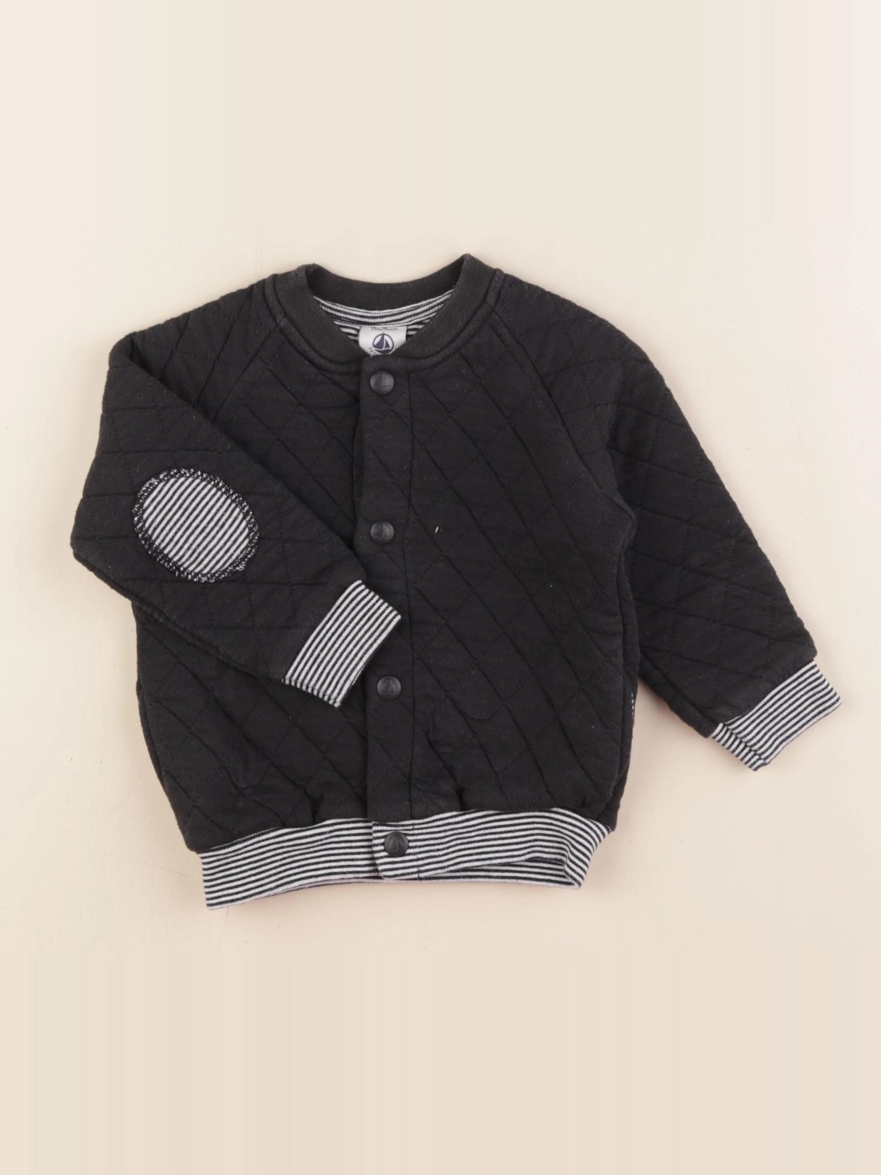 Petit Bateau - veste bleu - 12 mois