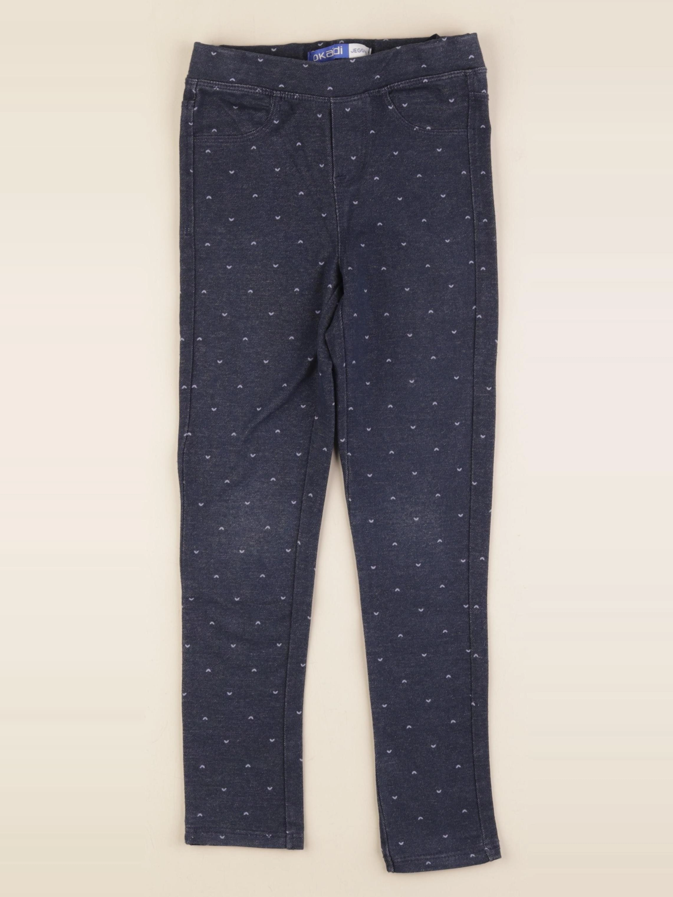 Okaidi - jegging bleu - 7 ans