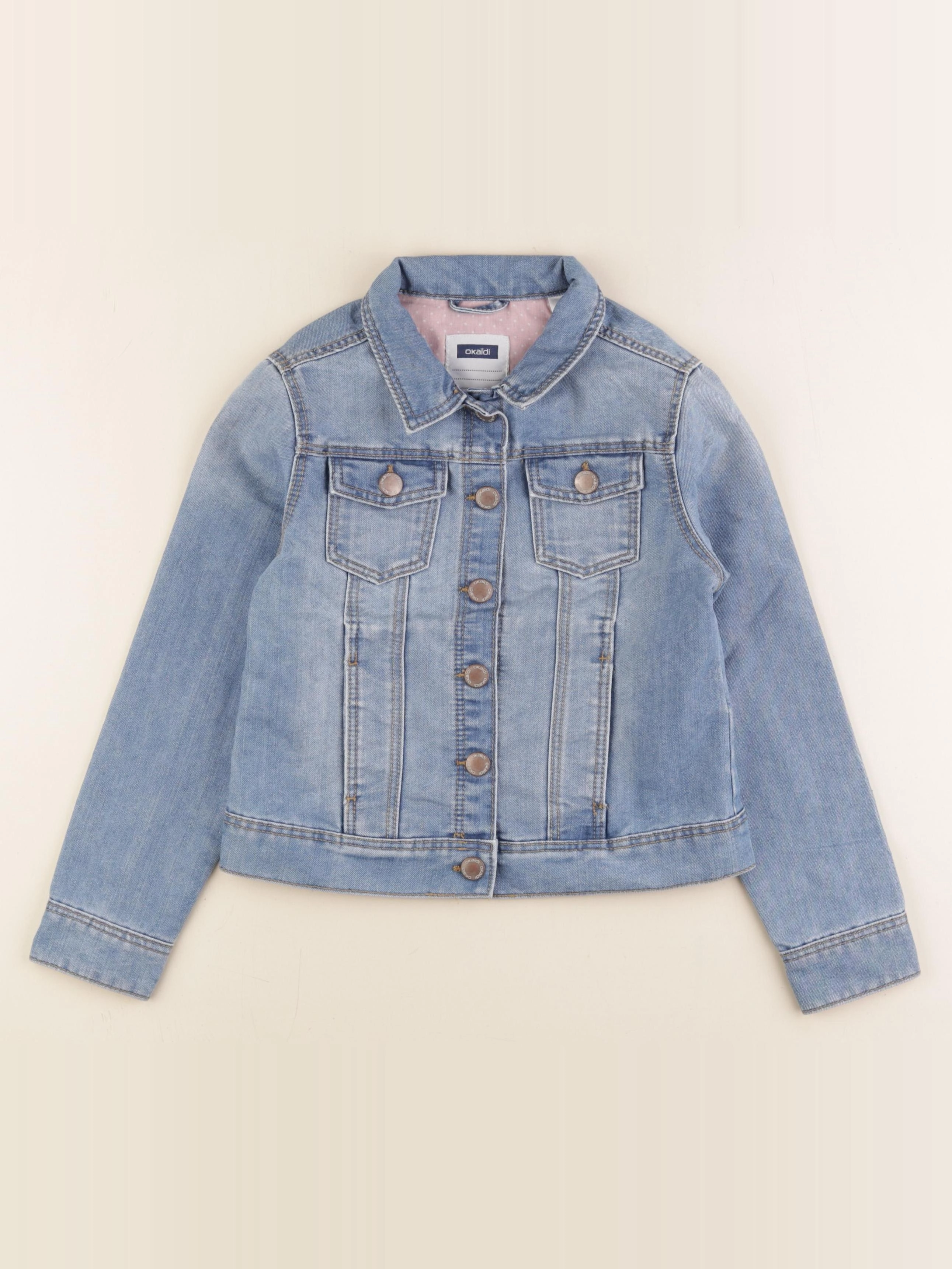 Okaidi - veste bleu - 8 ans