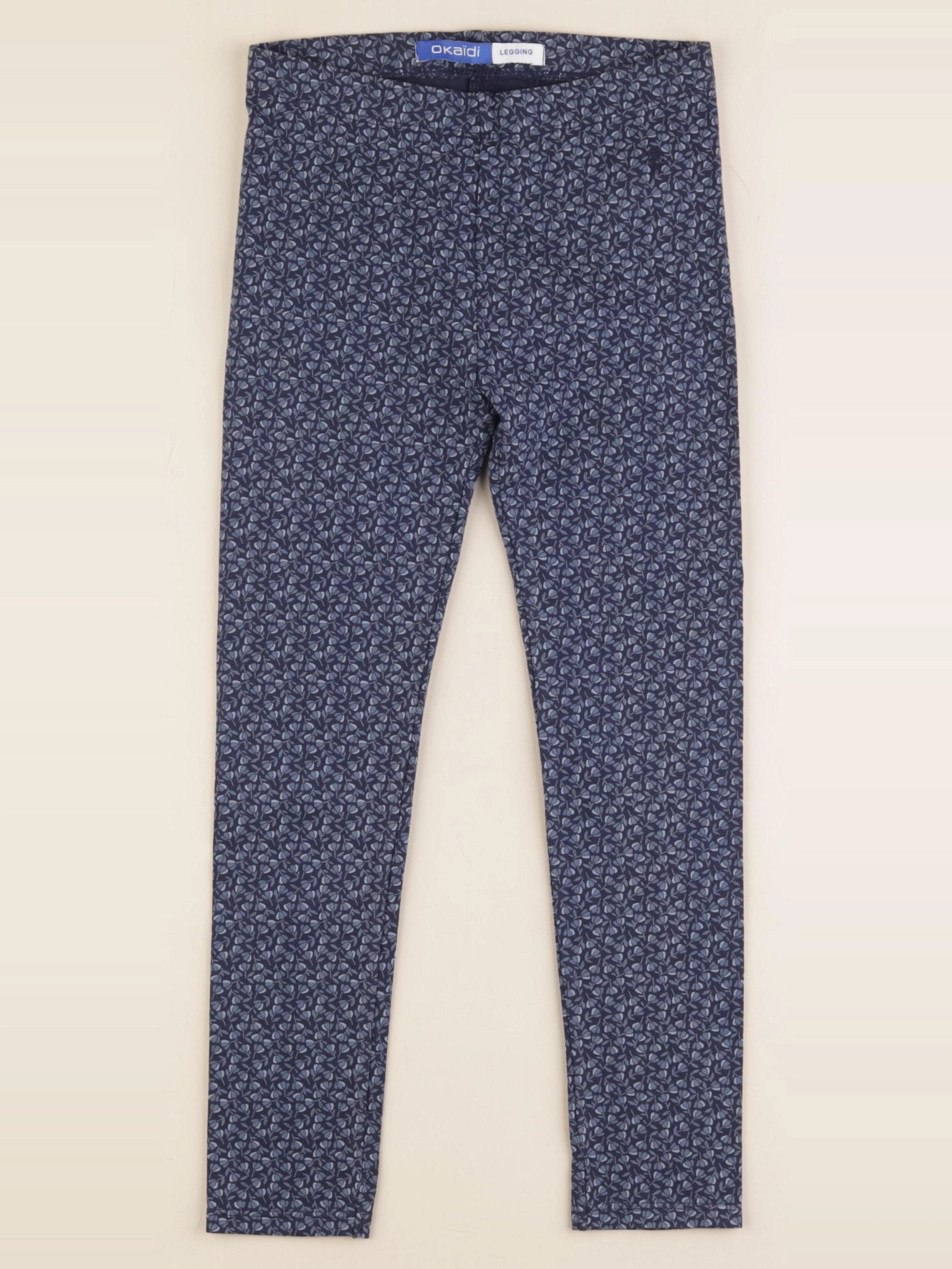 Okaidi - legging bleu - 8 ans
