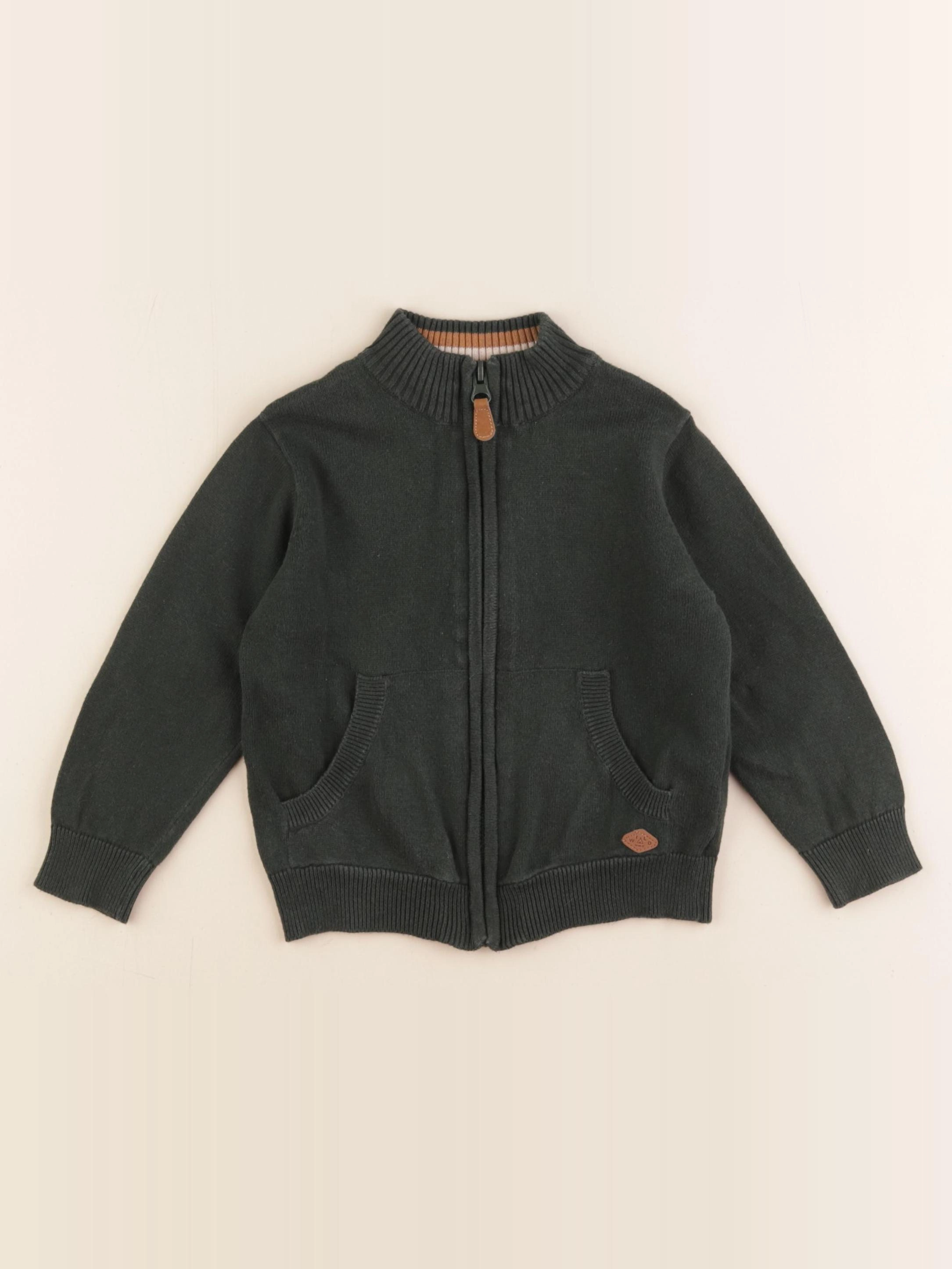 Vertbaudet - gilet vert - 3 ans