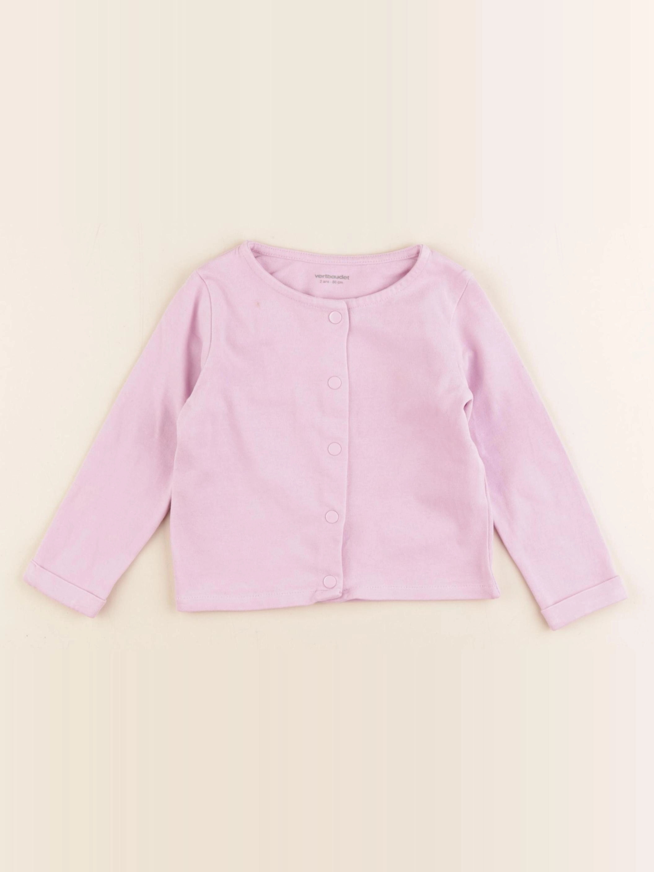 Vertbaudet - tee-shirt rose - 2 ans