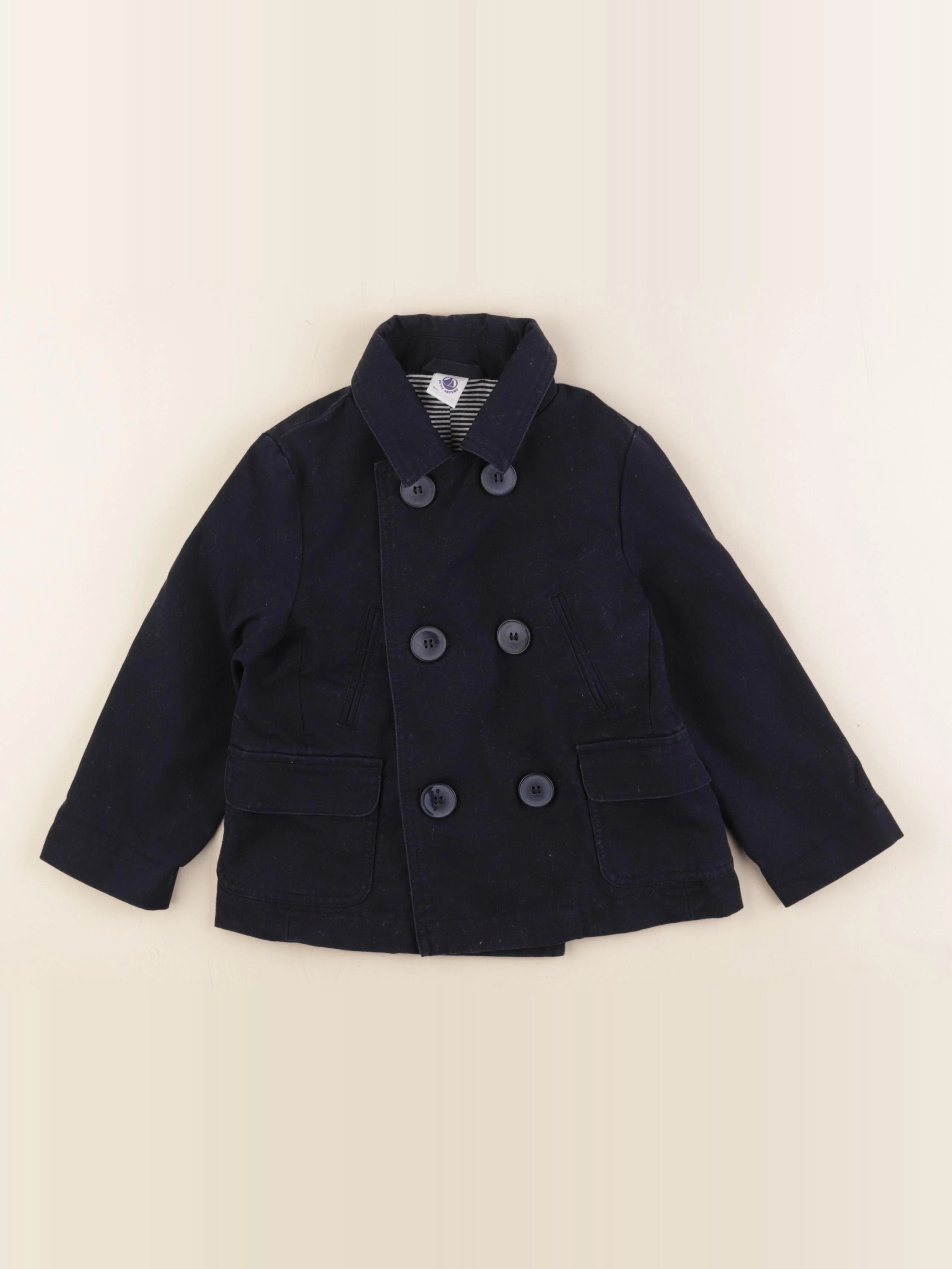 Petit Bateau - veste bleu - 3 ans