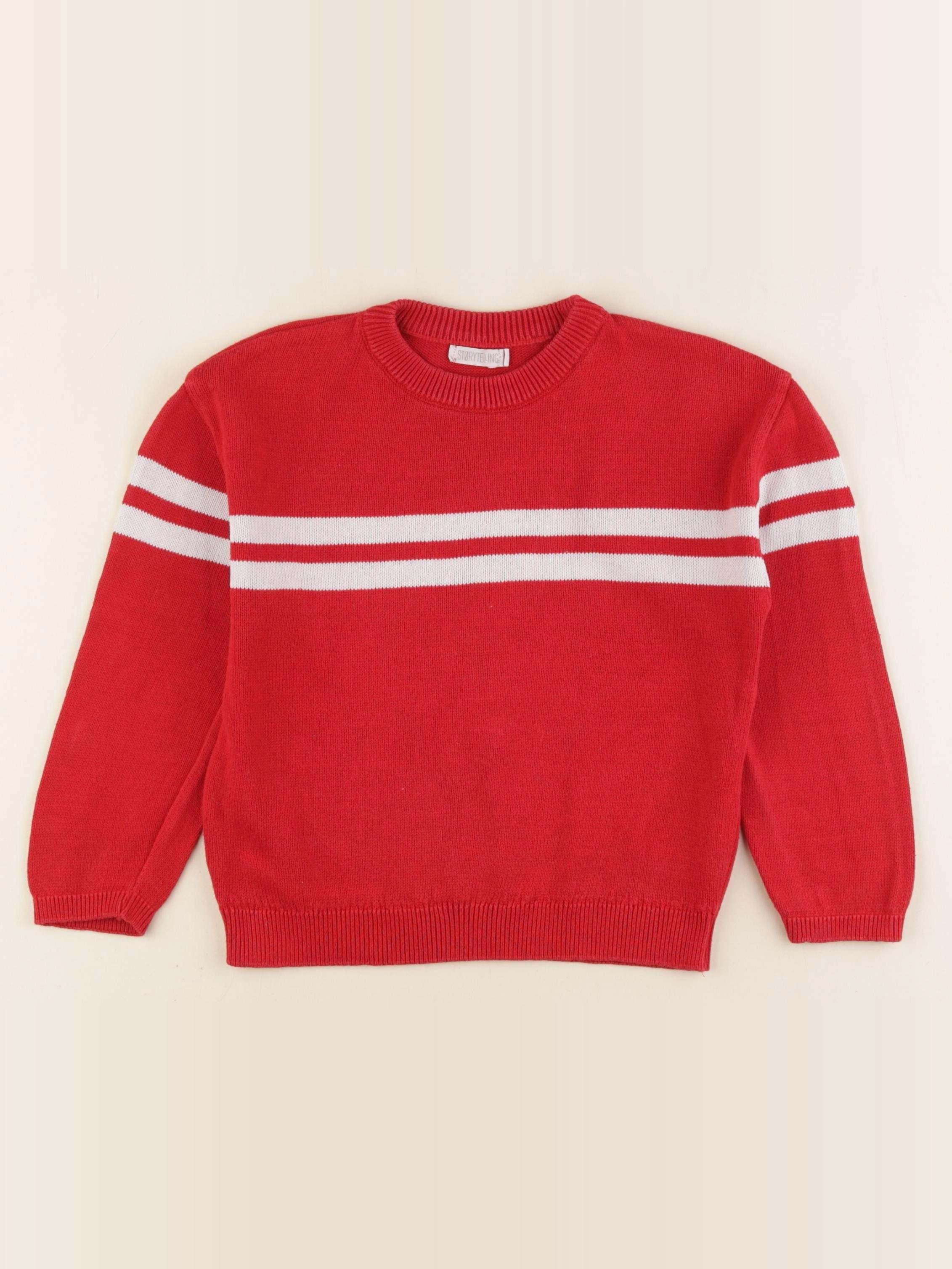 Storytelling - pull rouge - 5 ans