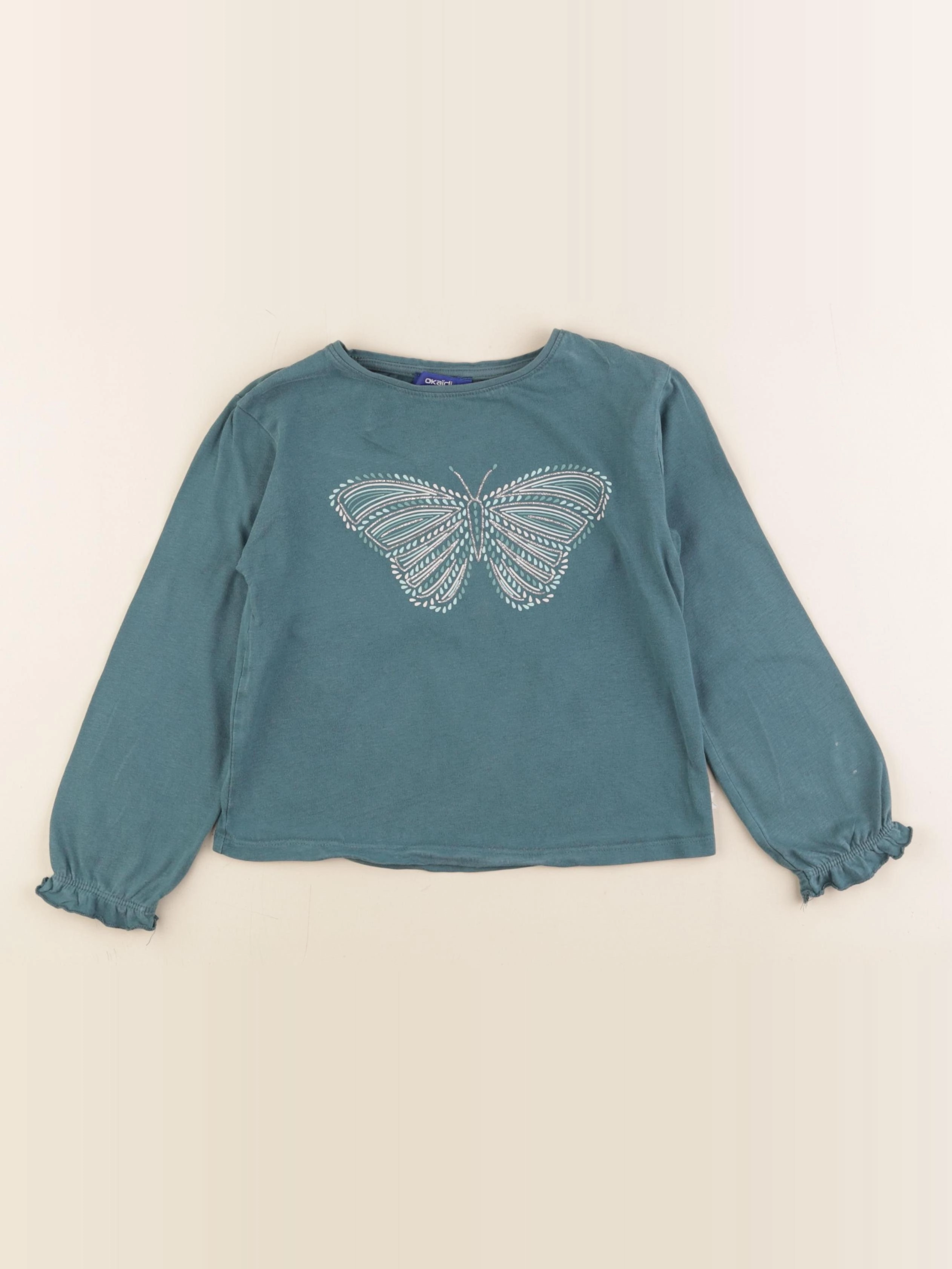 Okaidi - tee-shirt vert - 6 ans