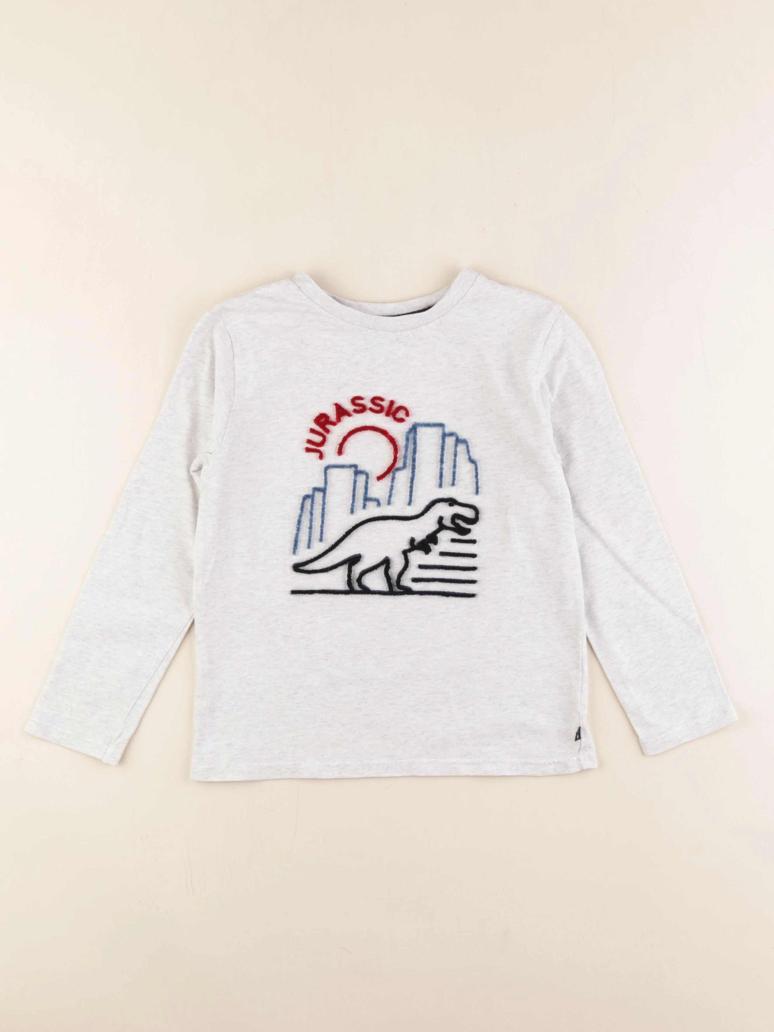 Okaidi - tee-shirt gris - 6 ans