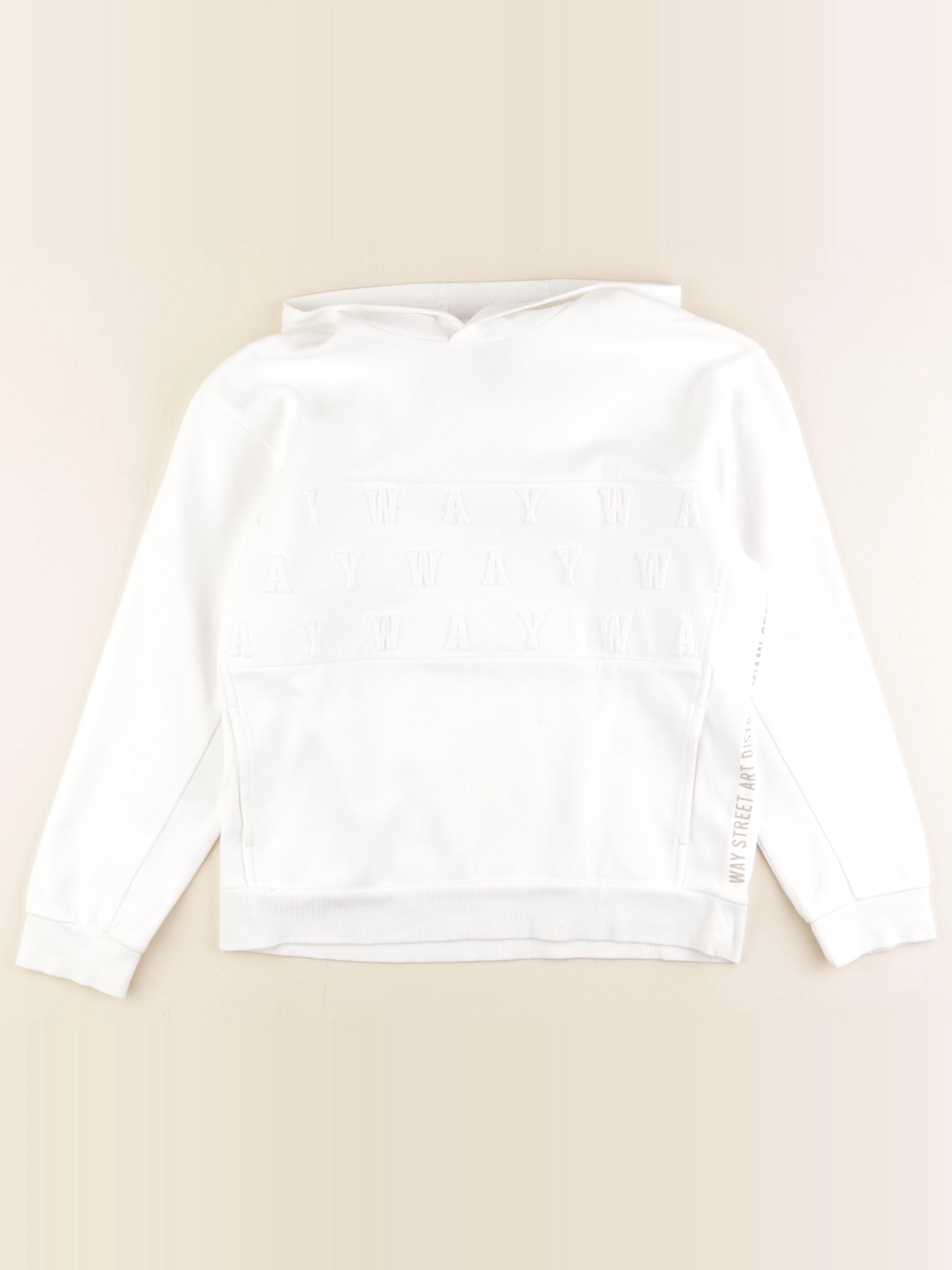 IKKS - sweat blanc - 14 ans