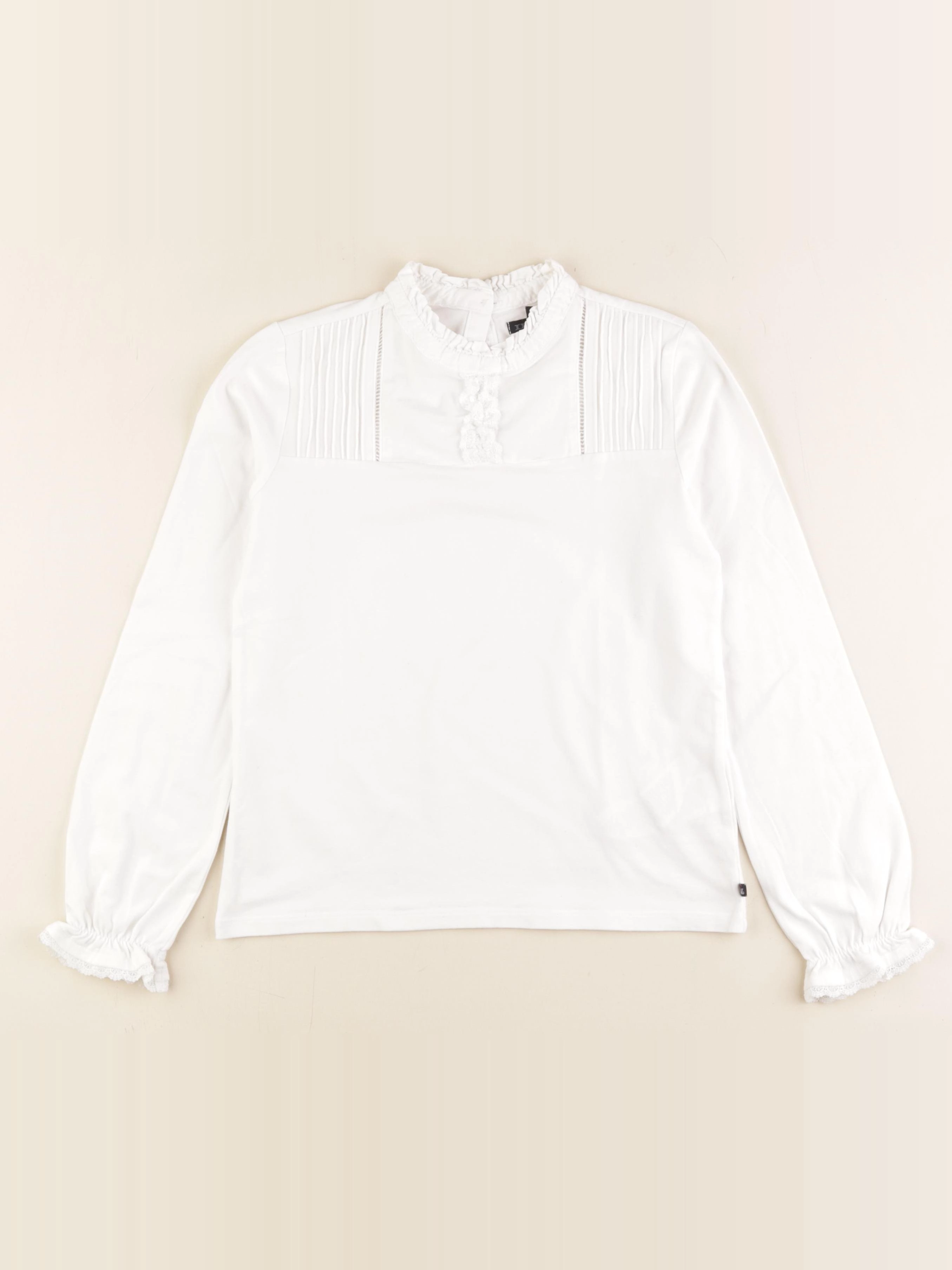 IKKS - tee-shirt blanc - 10 ans