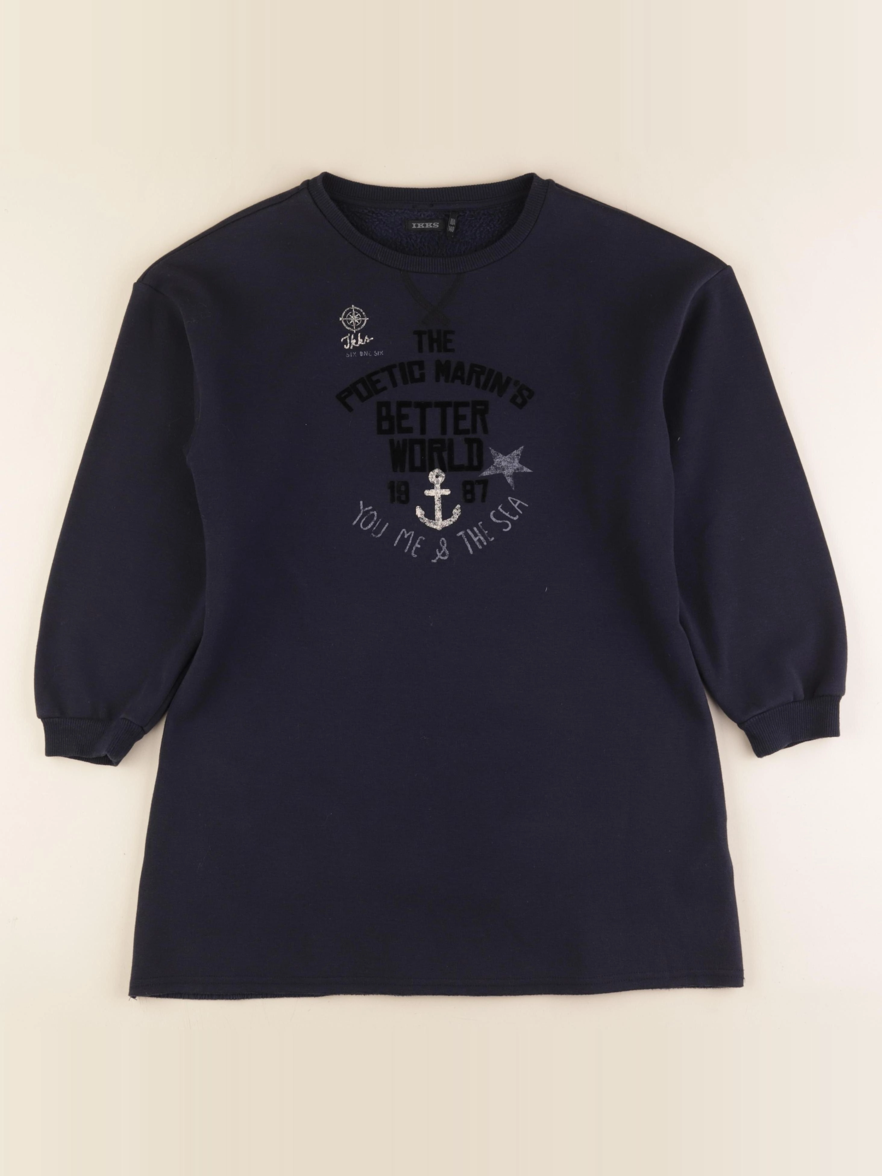 IKKS - robe bleu - 10 ans