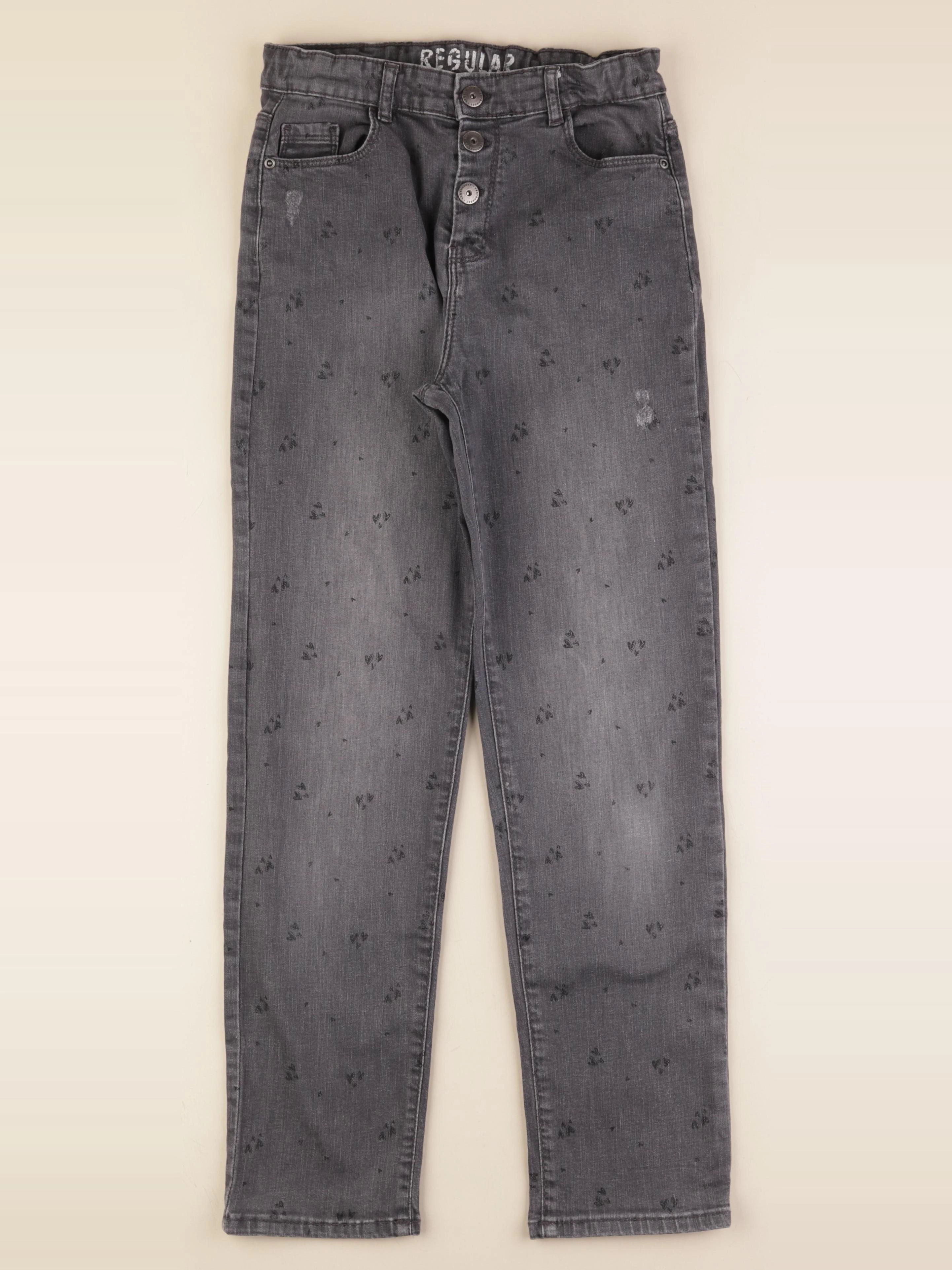 Vertbaudet - jean gris - 12 ans