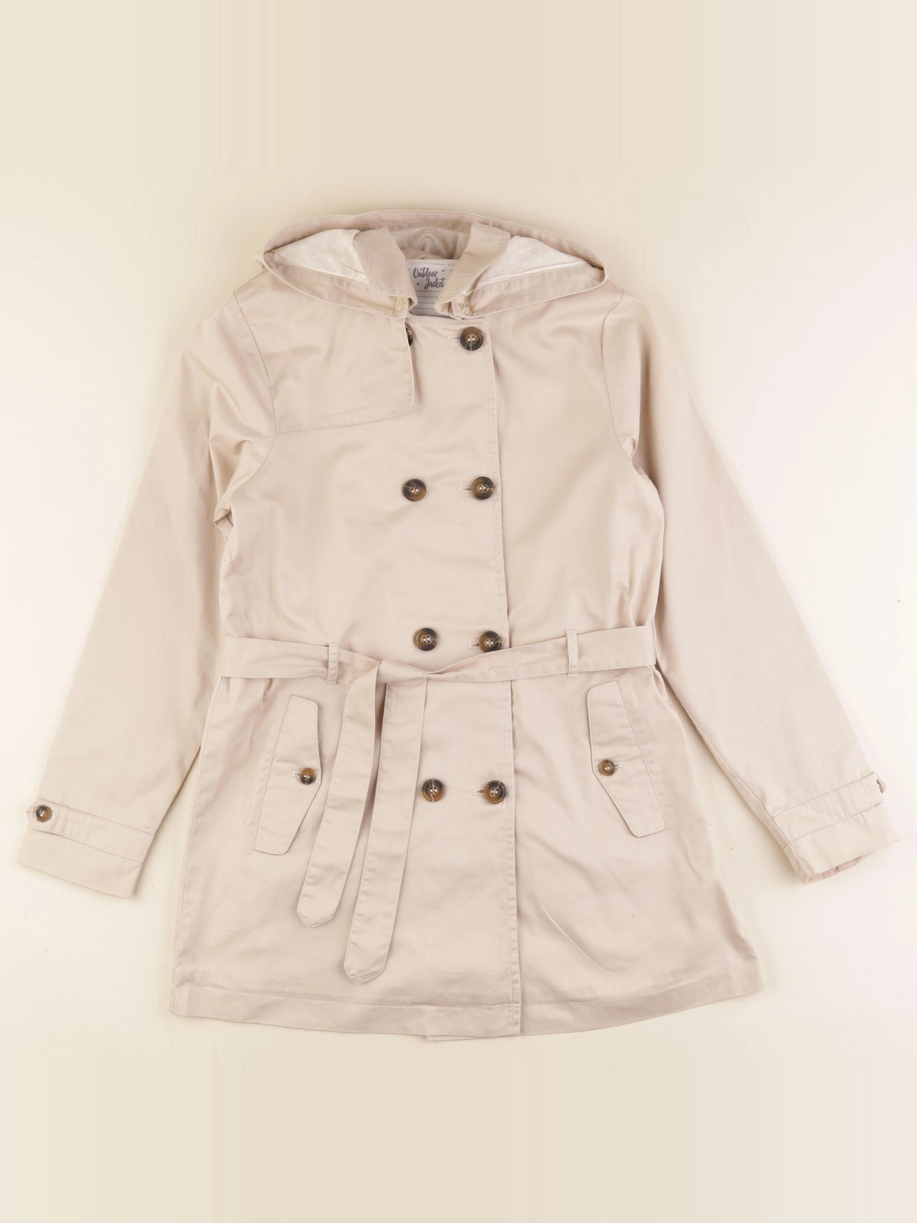 Vertbaudet - trench beige - 12 ans