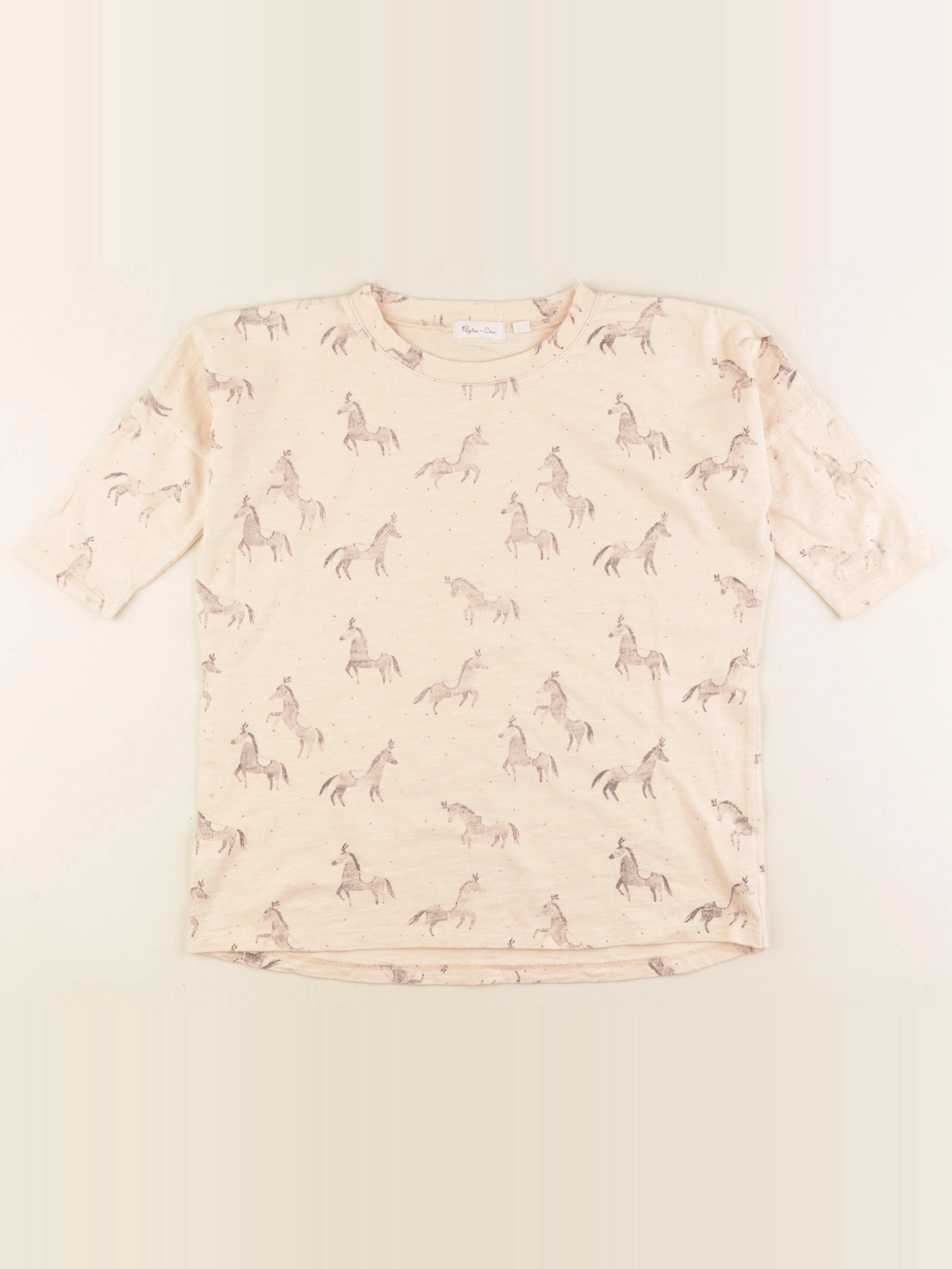 Rylee + Cru - tee-shirt orange - 4/5 ans