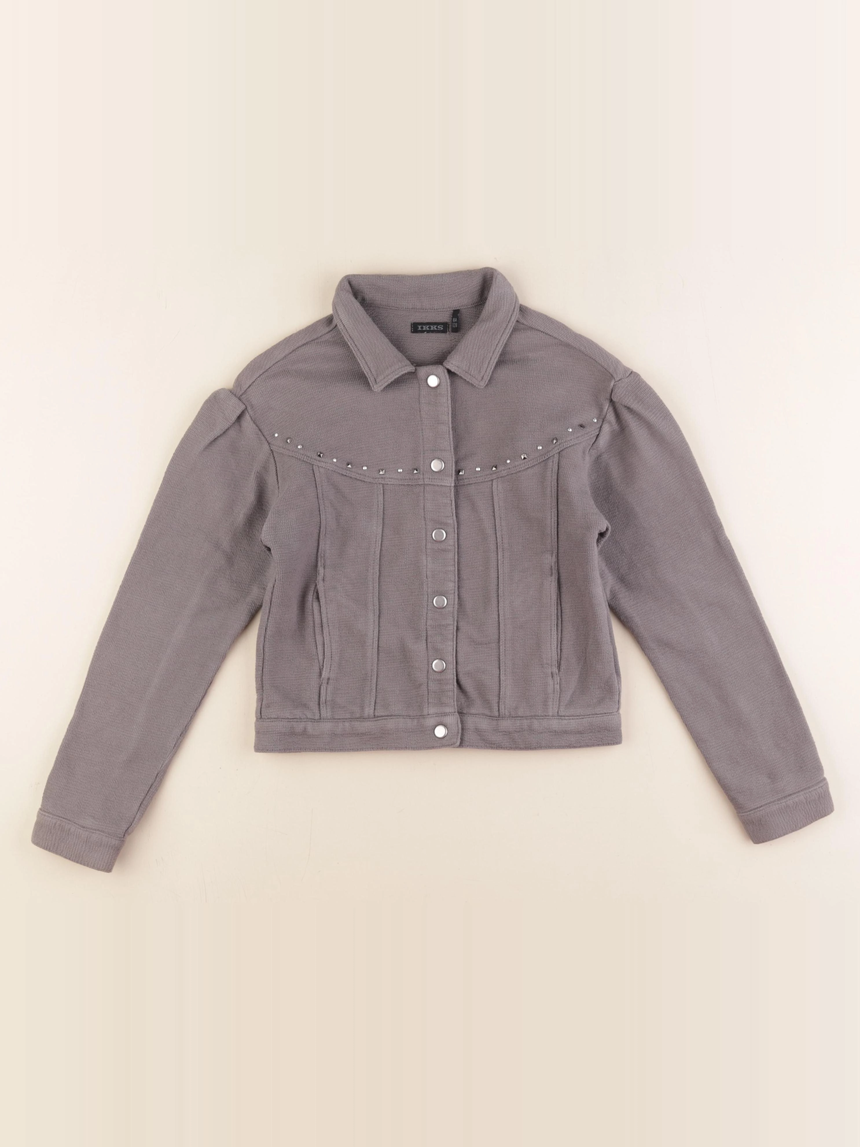 IKKS - veste gris - 8 ans