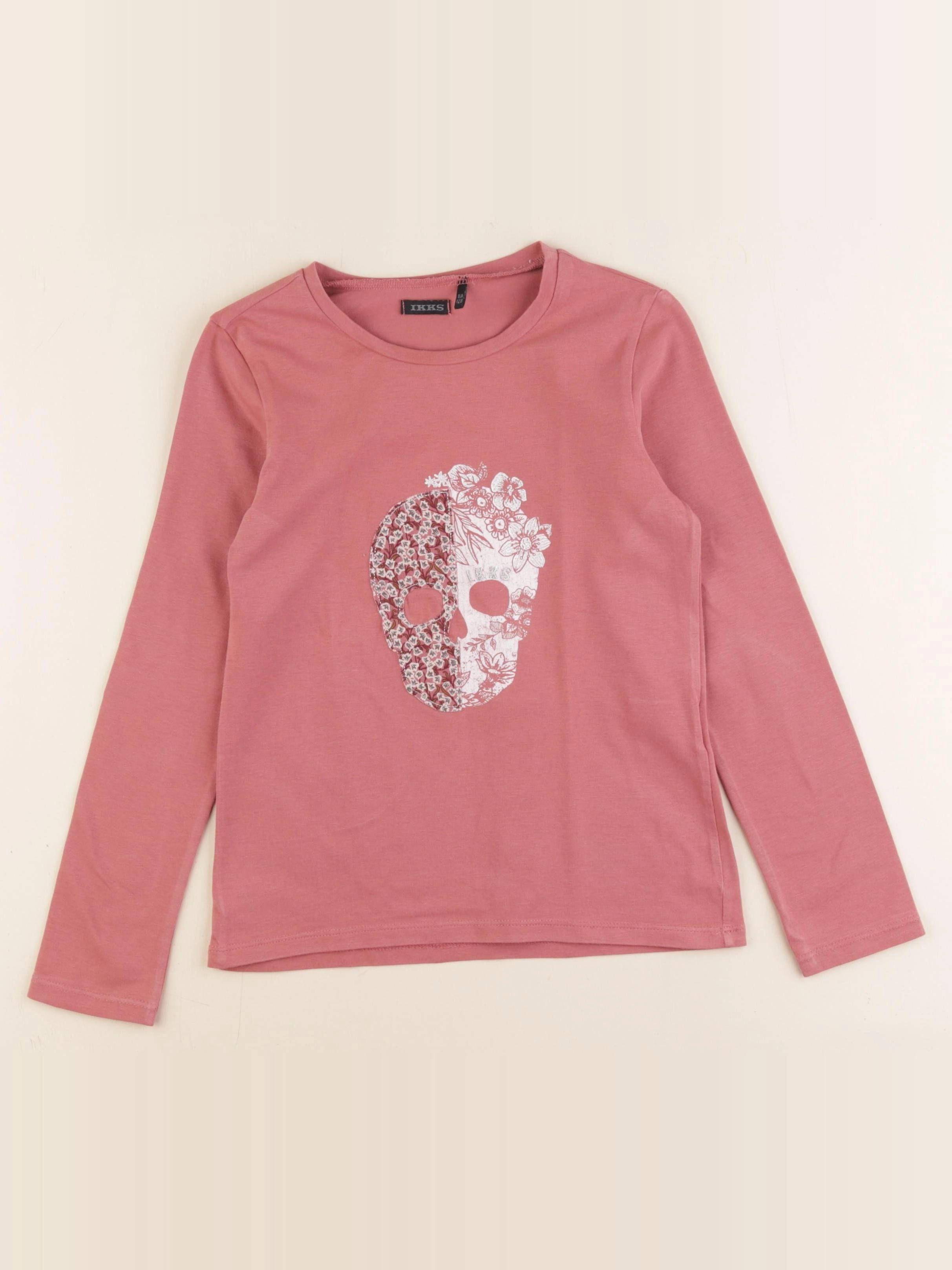 IKKS - tee-shirt rose - 8 ans