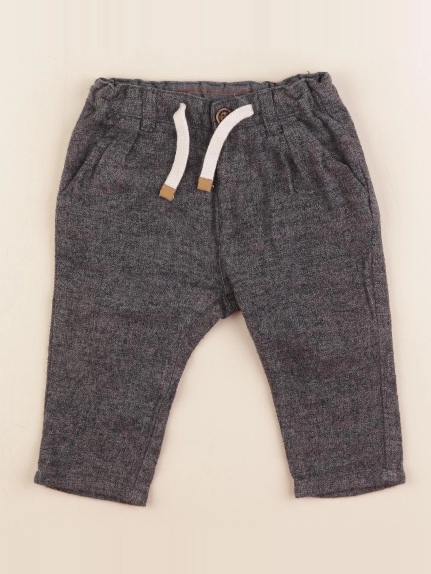 Zara - pantalon gris - 3/6 mois