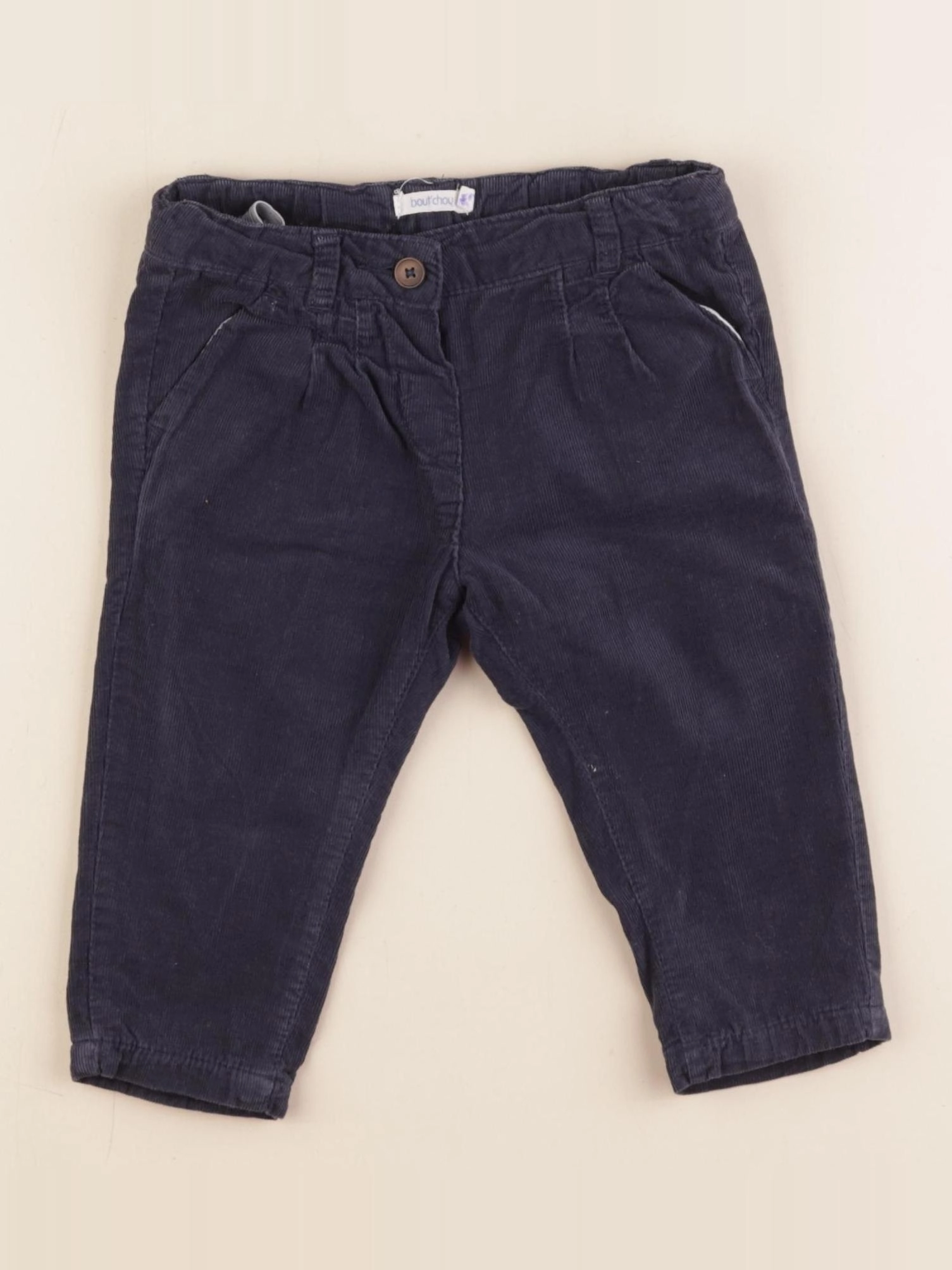 Boutchou - pantalon bleu - 6 mois