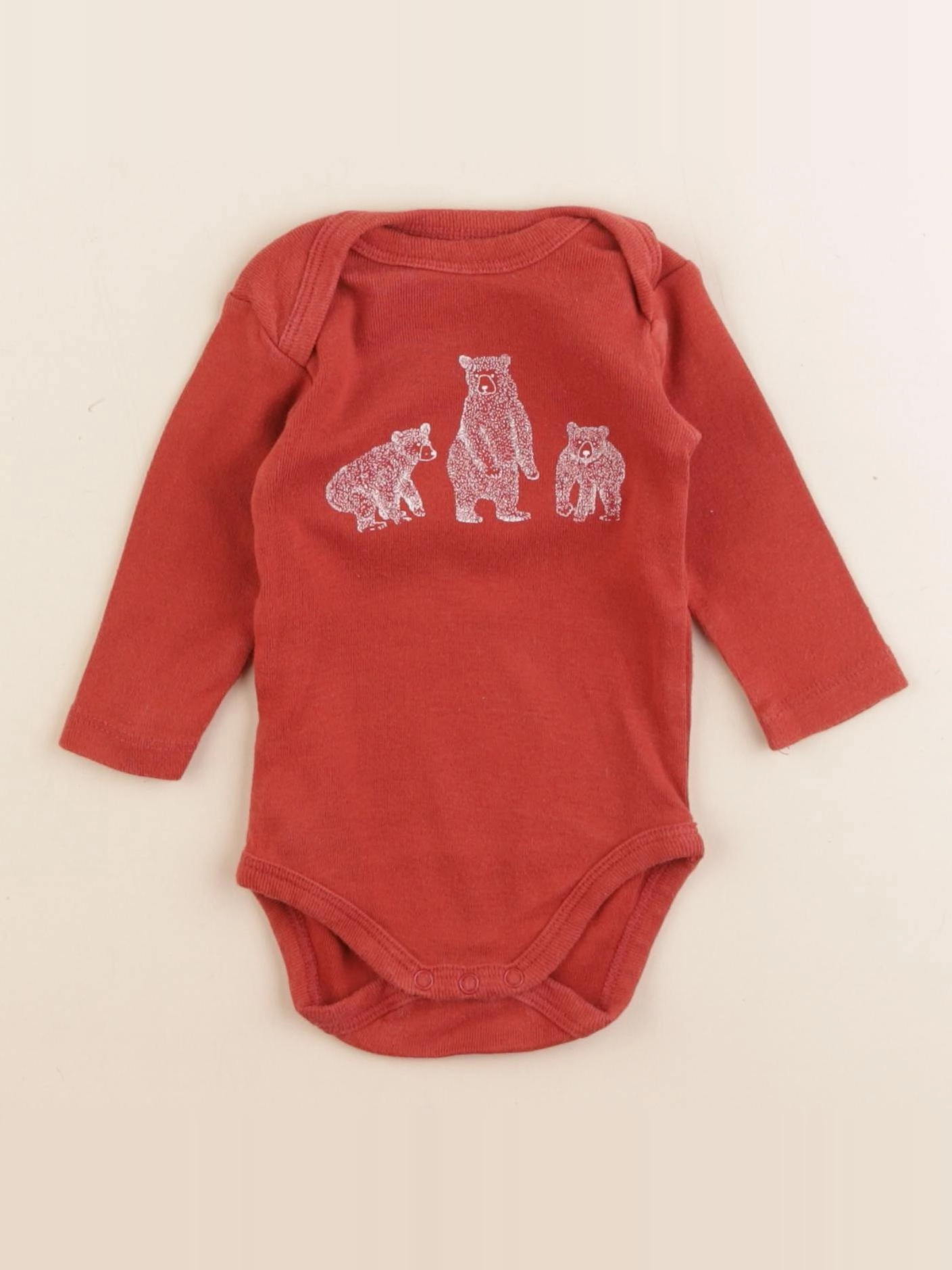 La Redoute - body orange - 3 mois