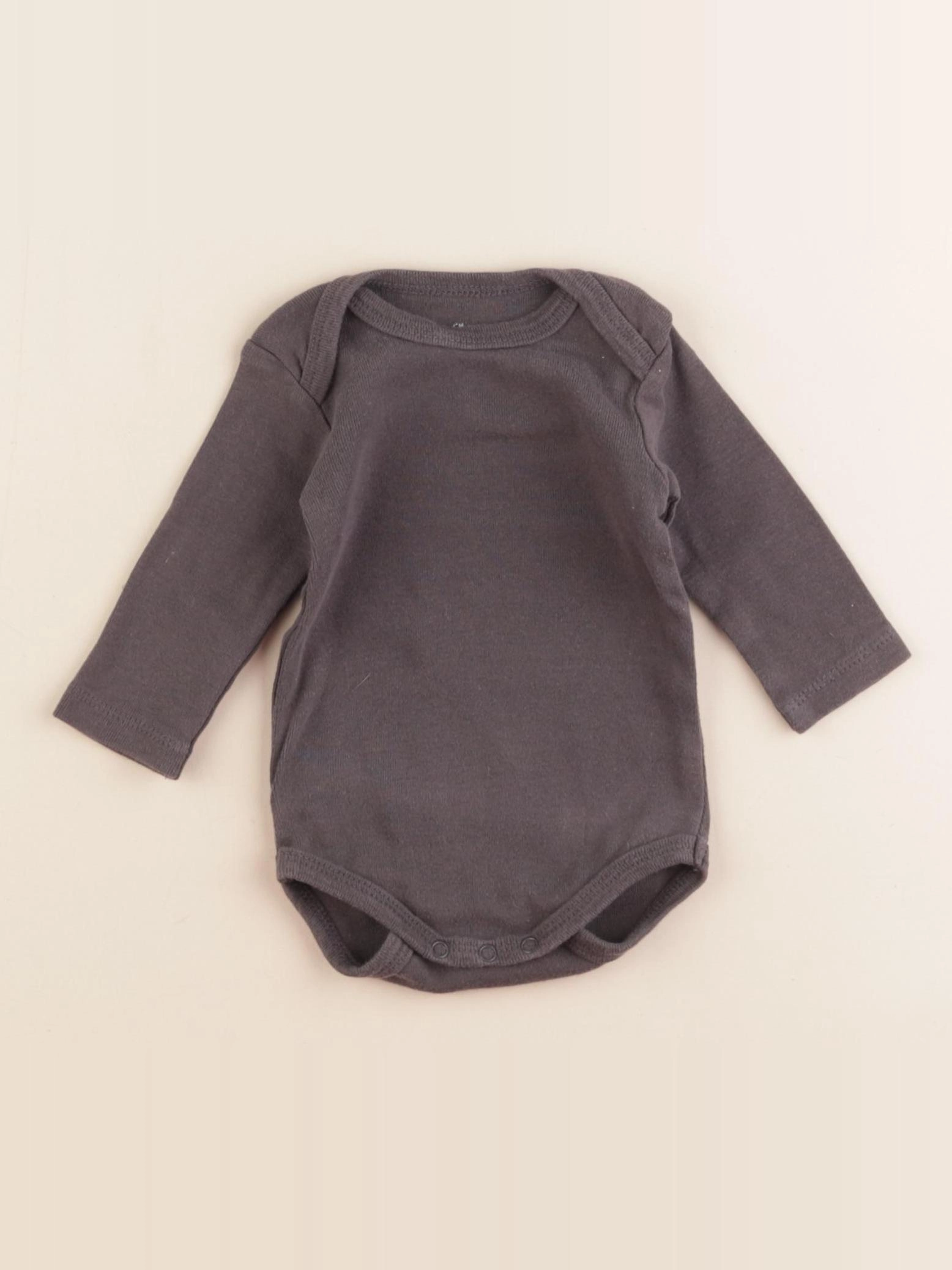 La Redoute - body gris - 3 mois