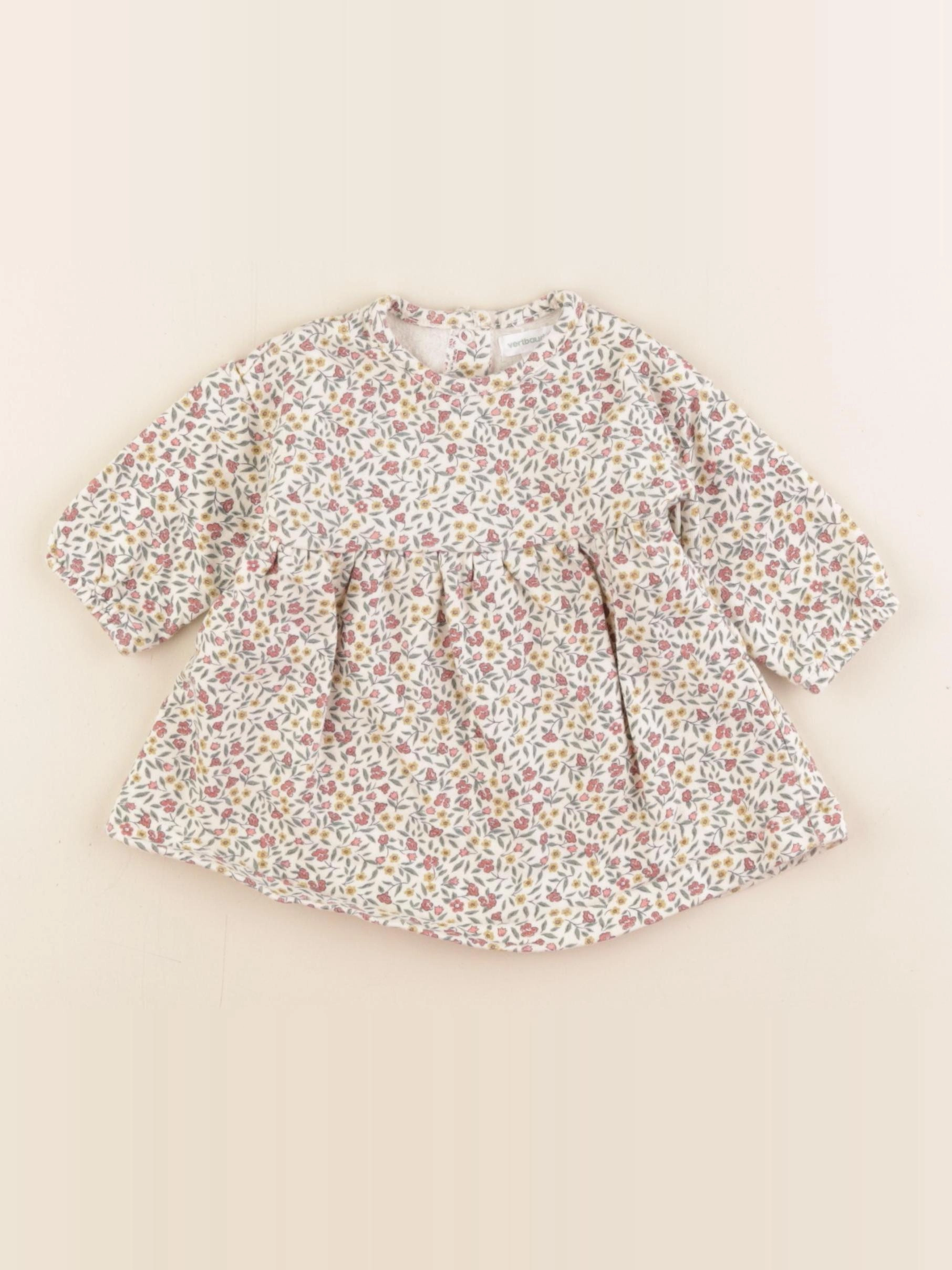 Vertbaudet - robe multicolore - 3 mois