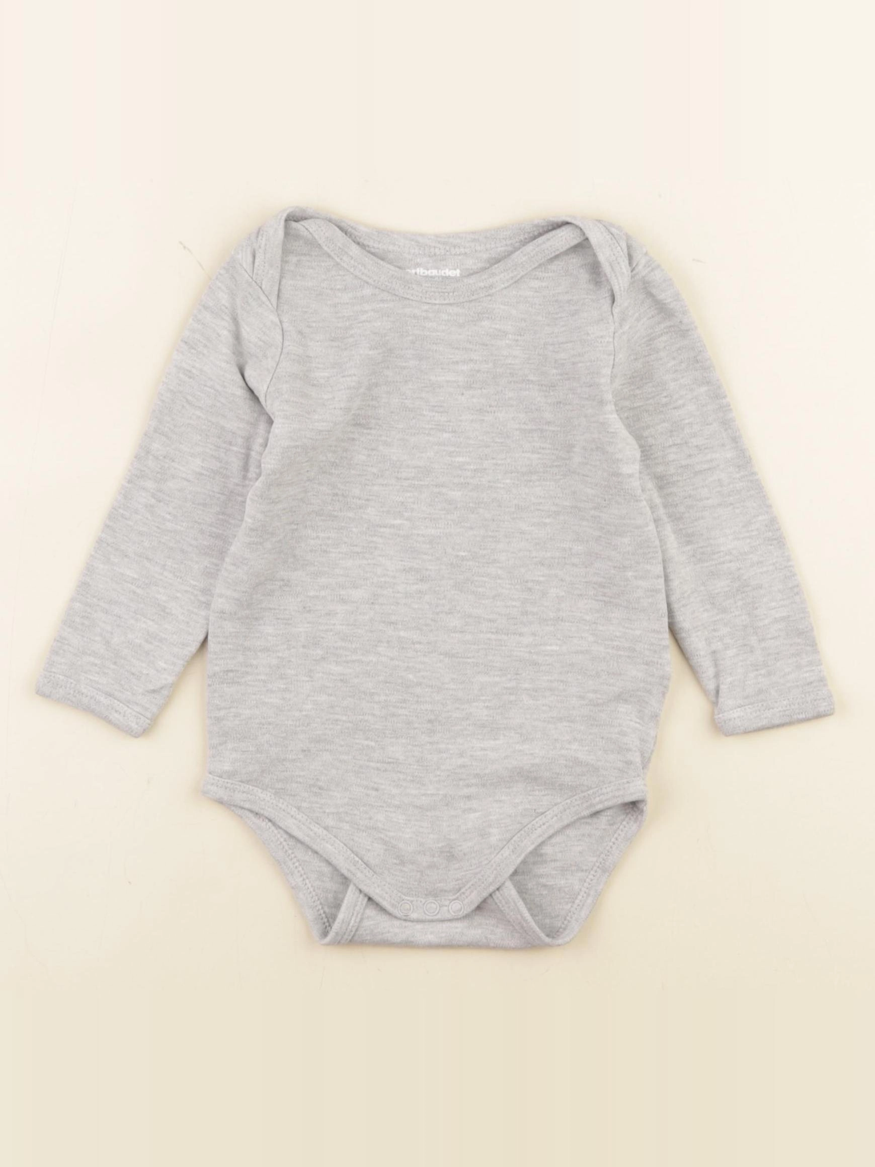 Vertbaudet - body gris - 18 mois