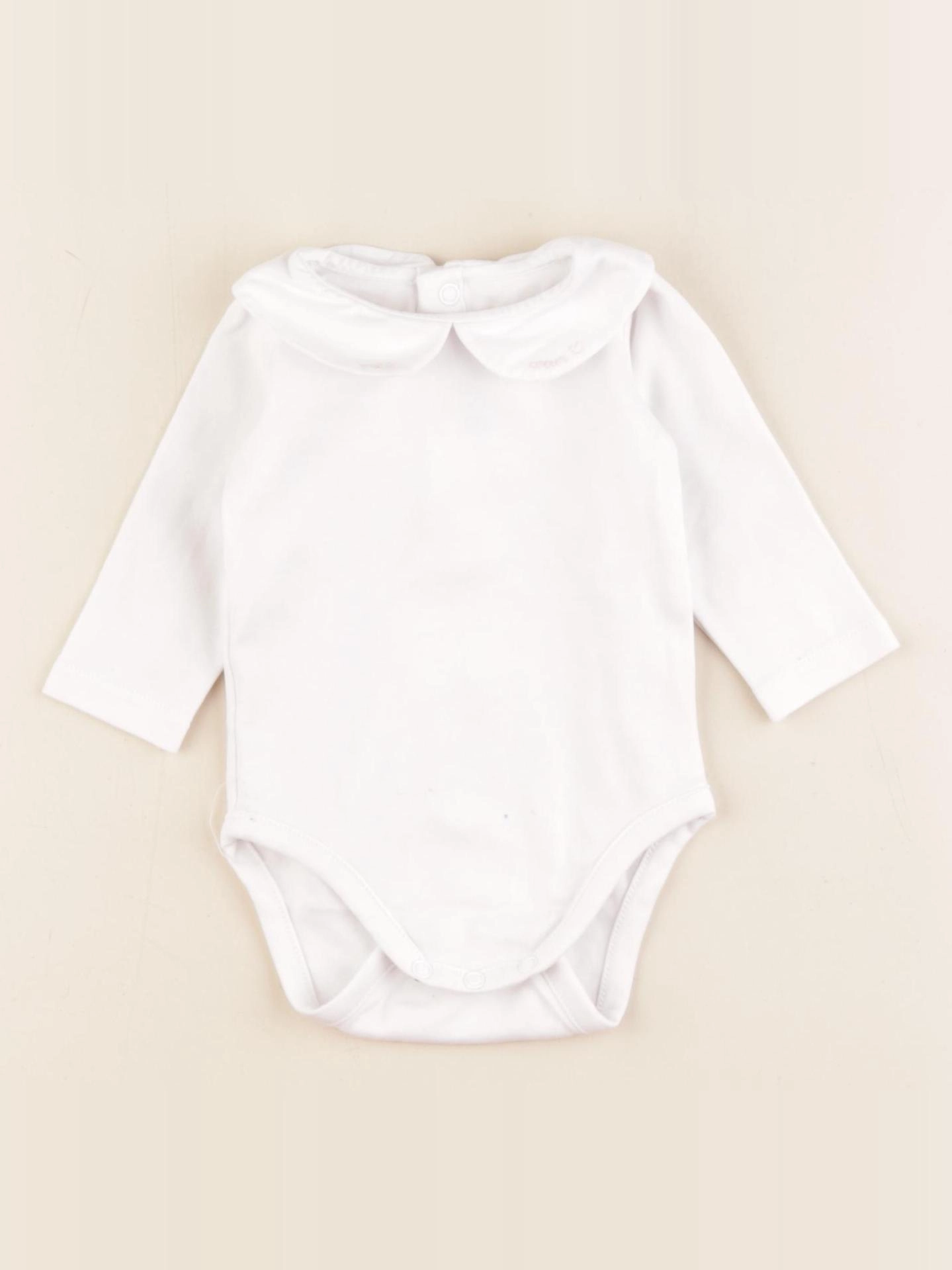 Jacadi - body à col blanc - 3 mois