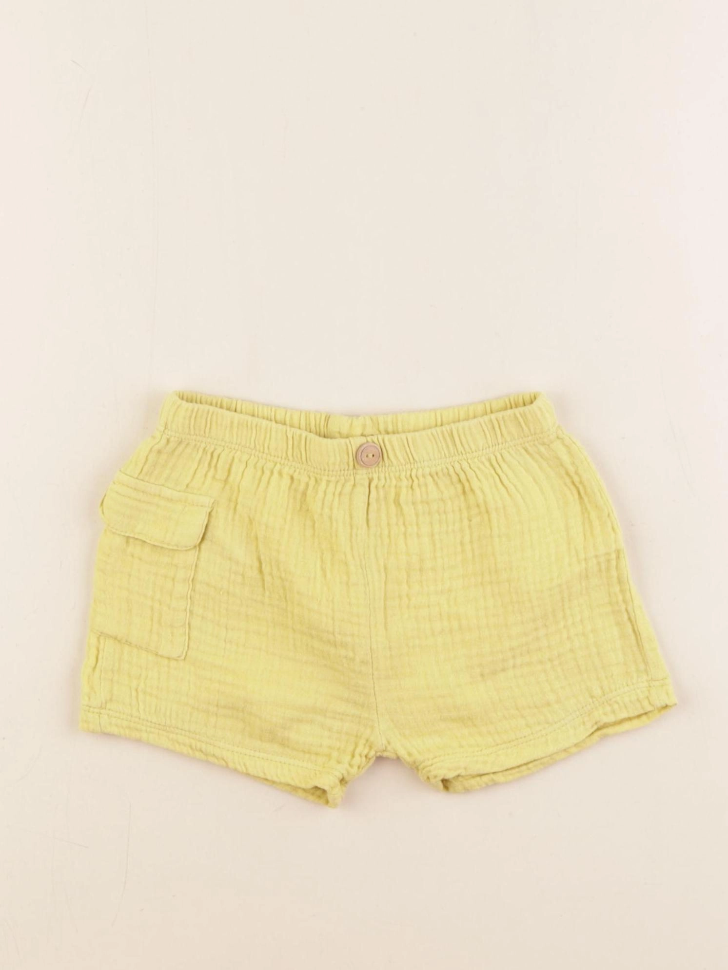 Zara - bloomer jaune - 3/6 mois