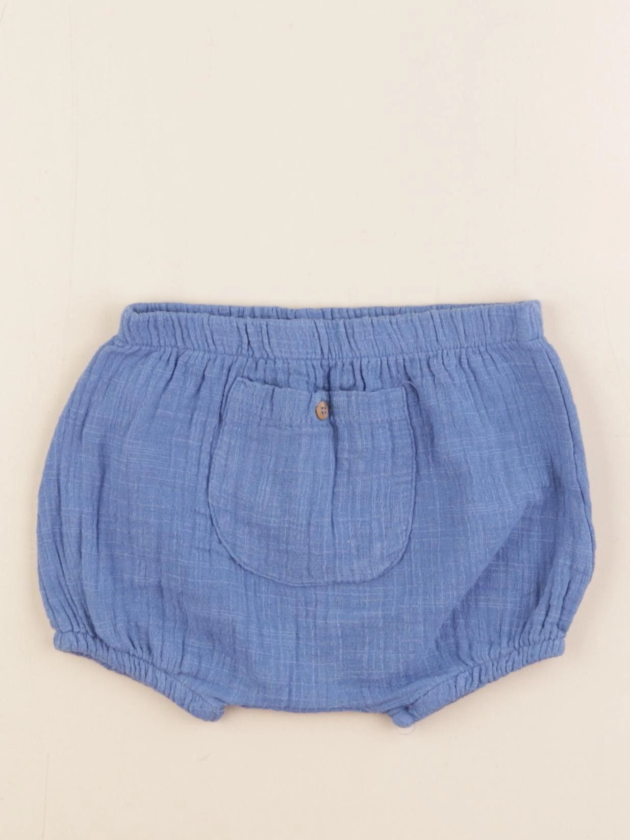 Zara - bloomer bleu - 6/9 mois