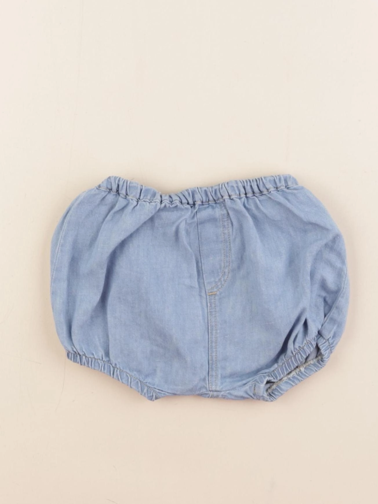 Zara - bloomer bleu - 3/6 mois
