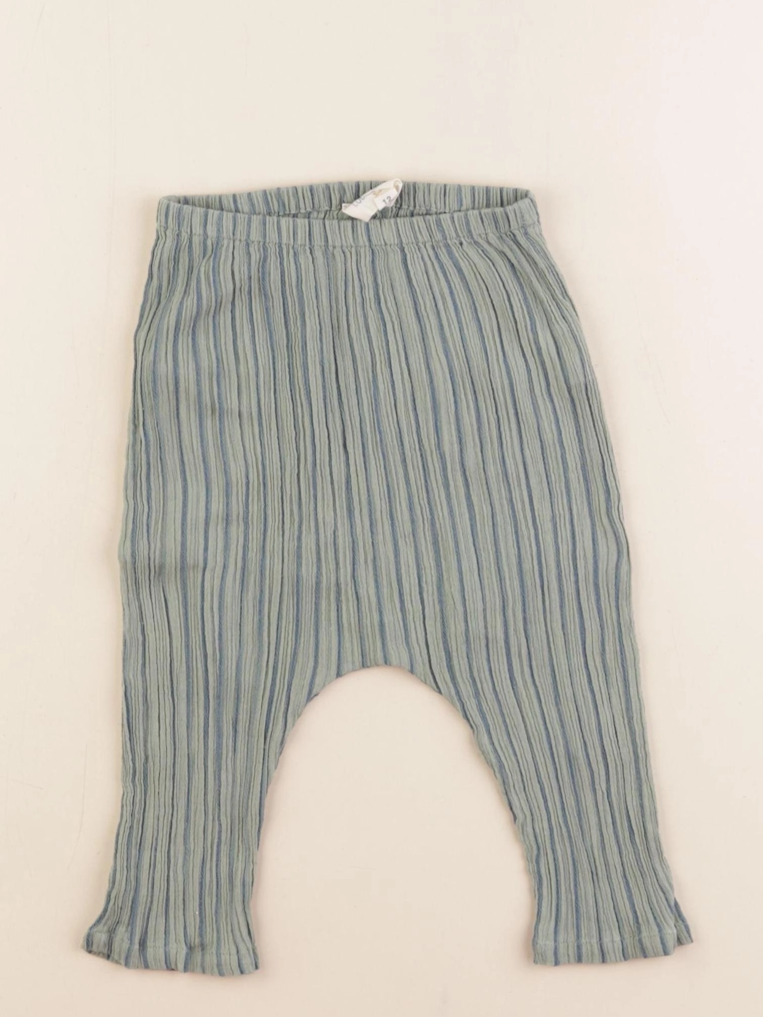 Louis Louise - sarouel vert, bleu - 12 mois