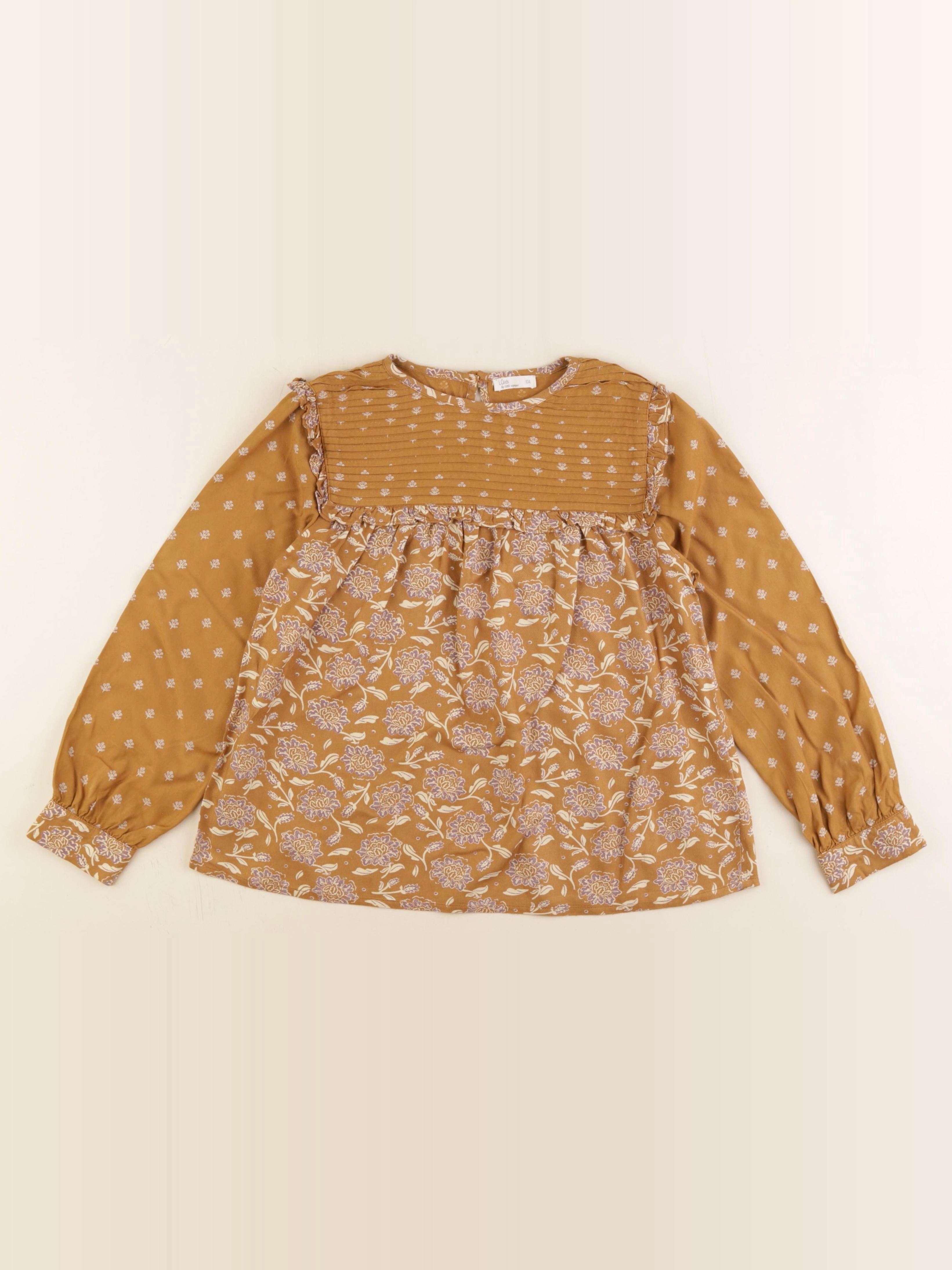 Little Cigogne - blouse jaune - 10 ans
