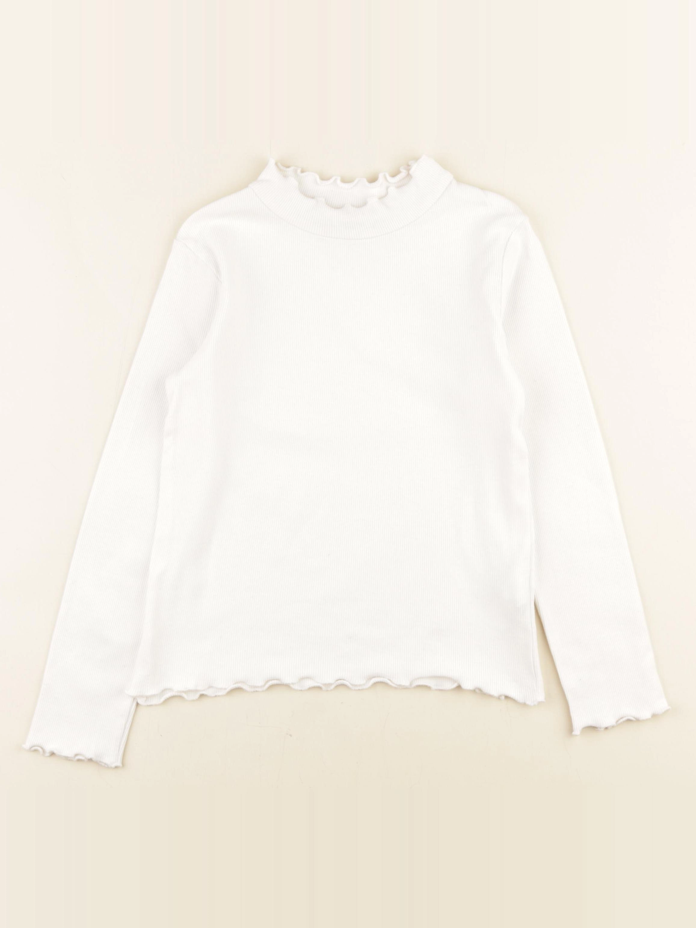 Tape à l'oeil - sous-pull blanc - 8 ans