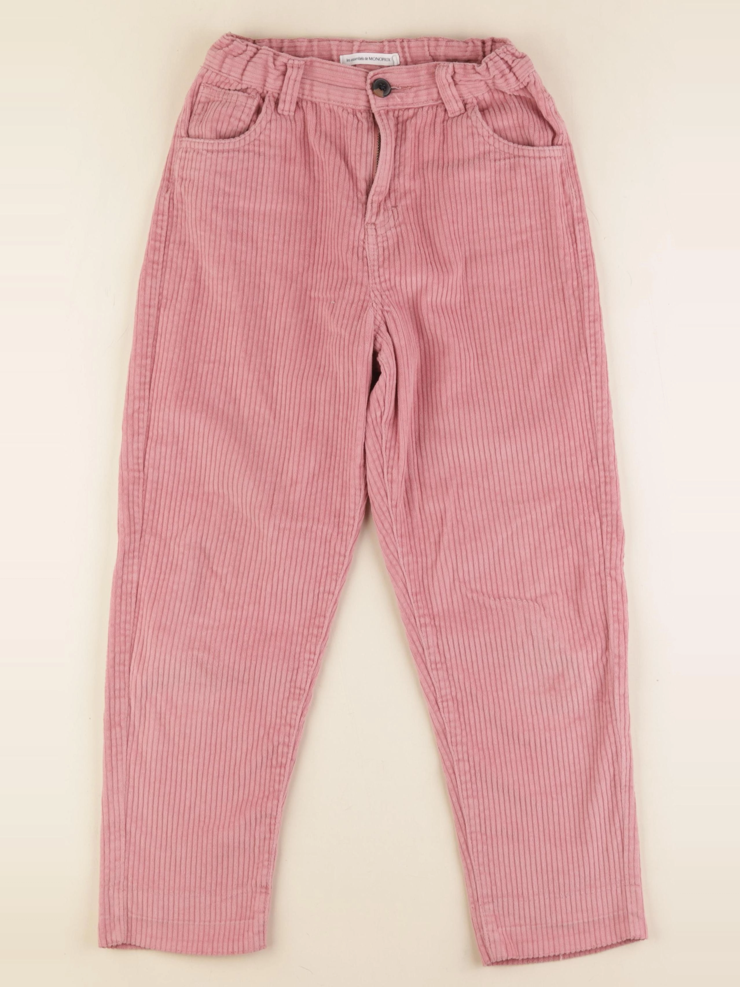 Monoprix - pantalon rose - 10 ans