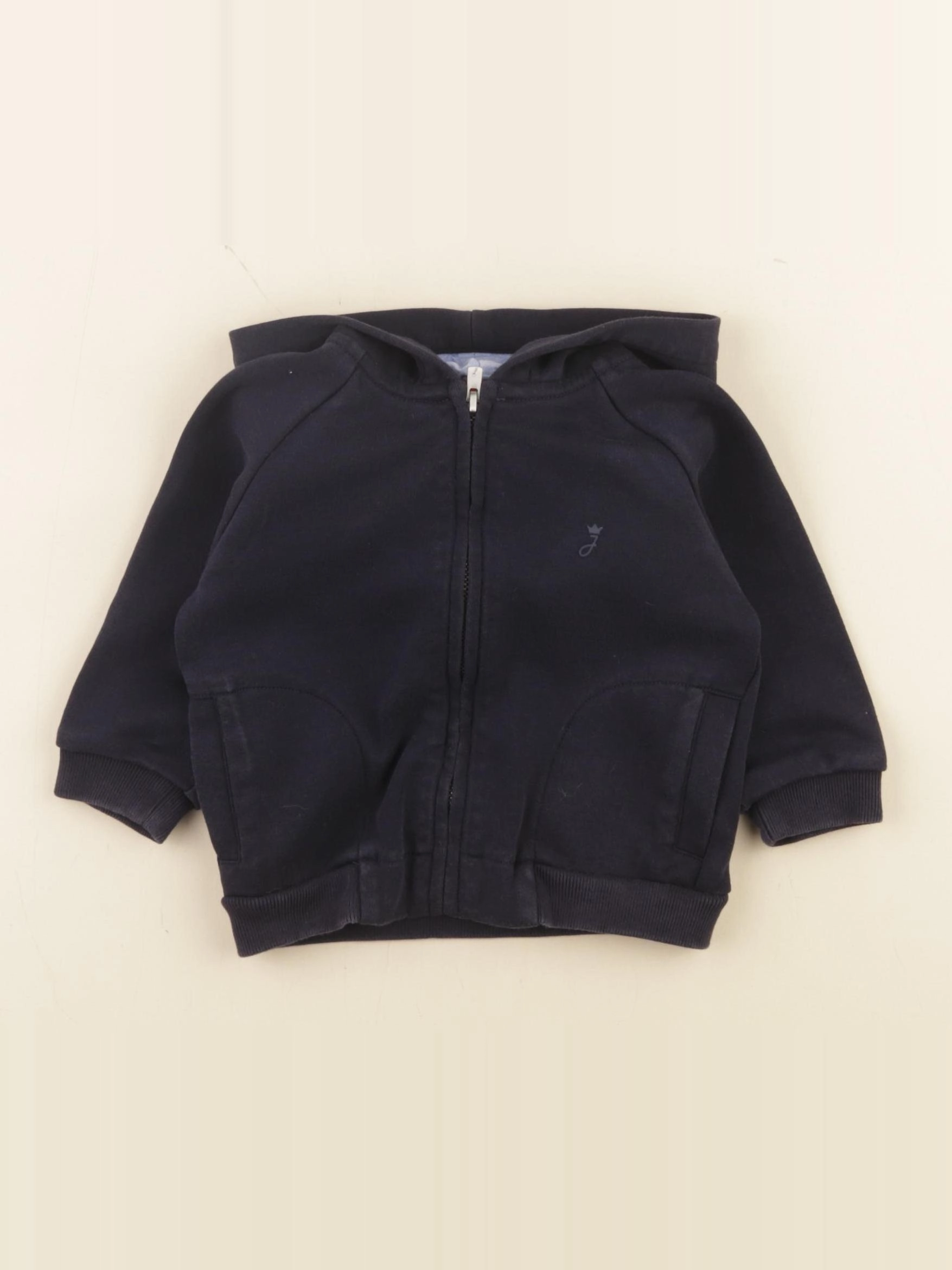 Jacadi - sweat bleu - 12 mois