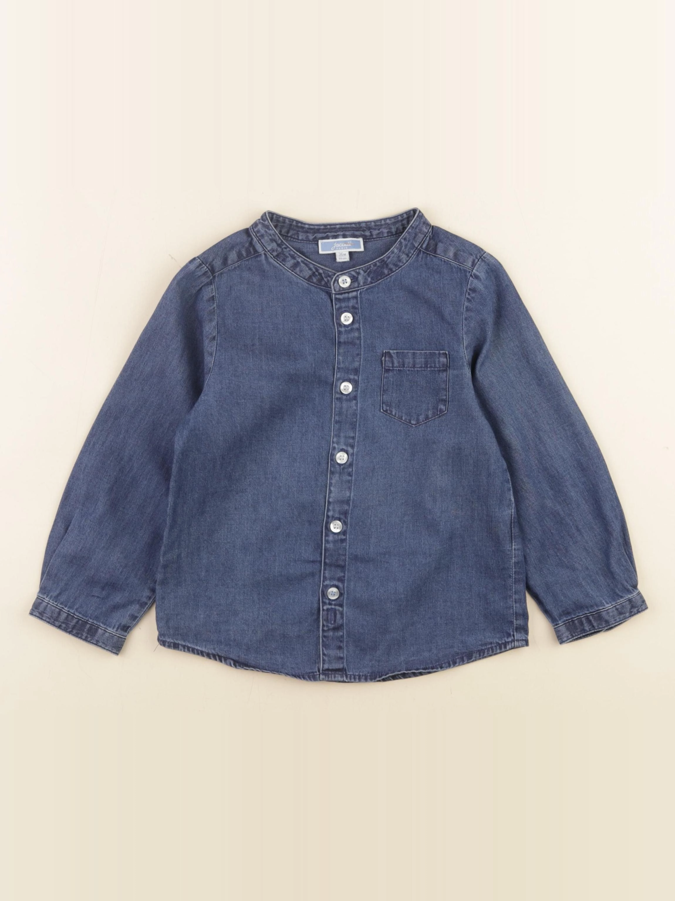 Jacadi - chemise bleu - 36 mois