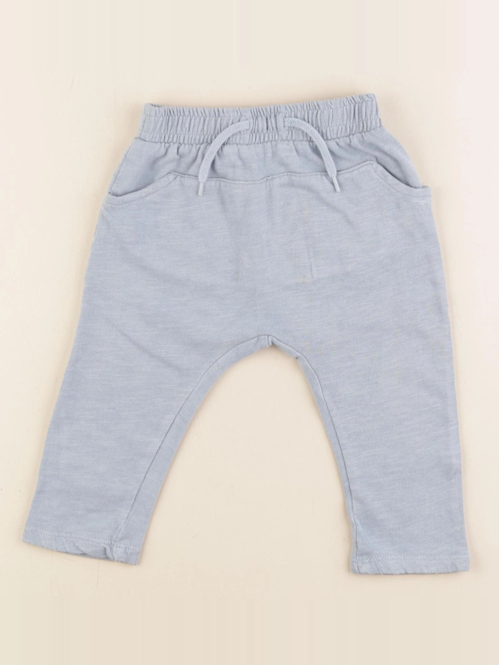 Vertbaudet - sarouel bleu - 12 mois