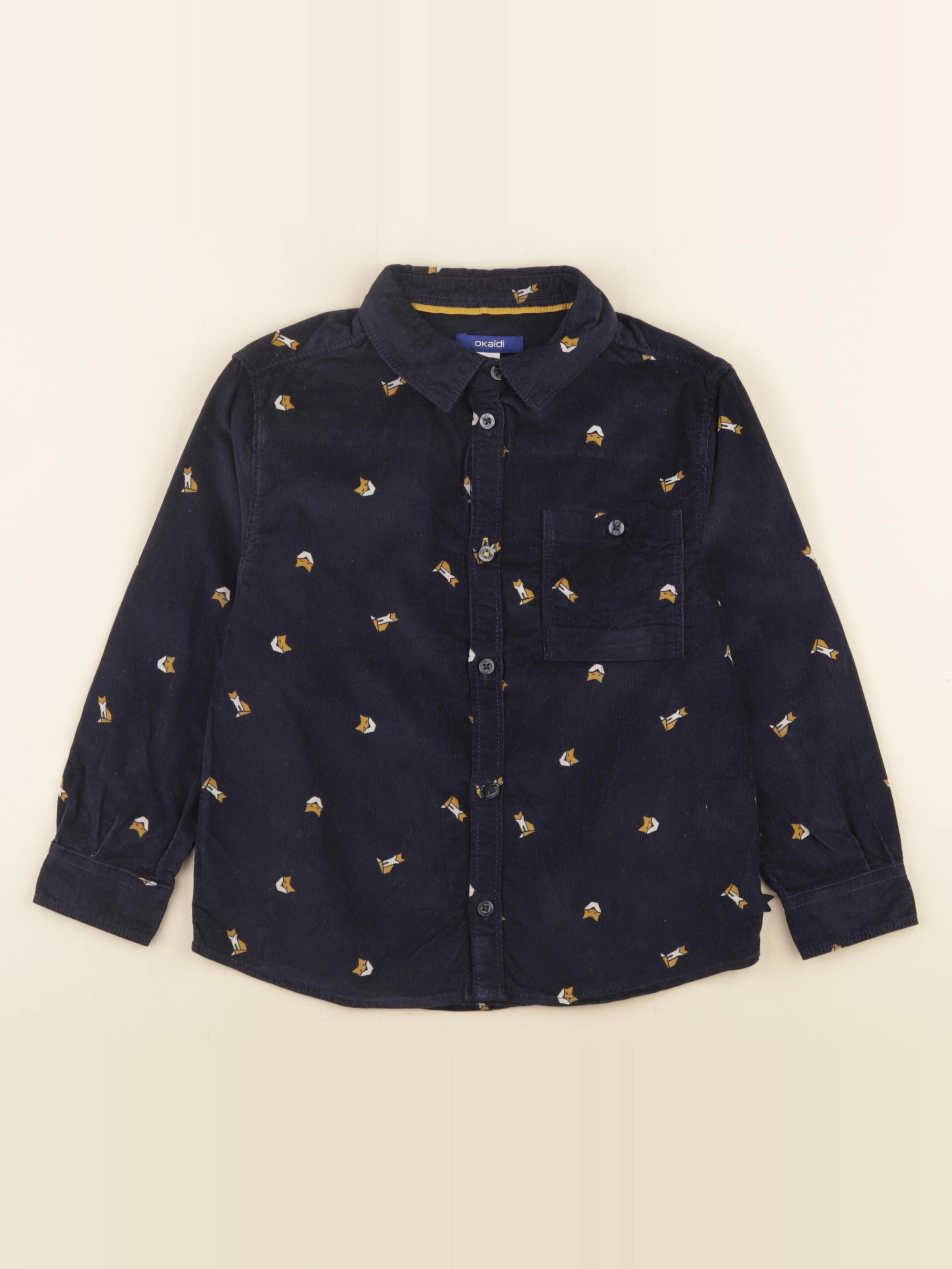 Okaidi - chemise bleu - 5 ans
