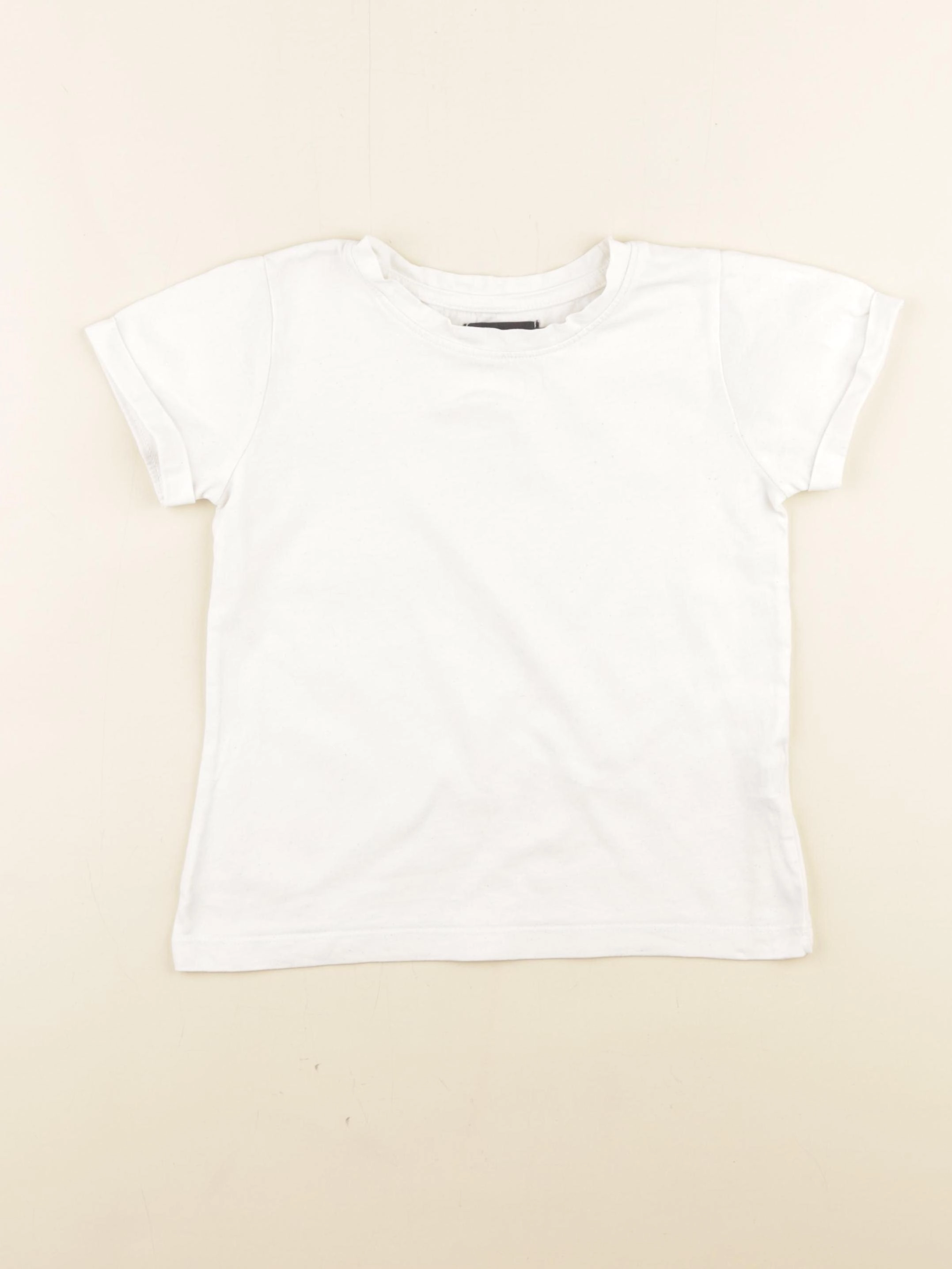 Monoprix - tee-shirt blanc, argent - 6 ans