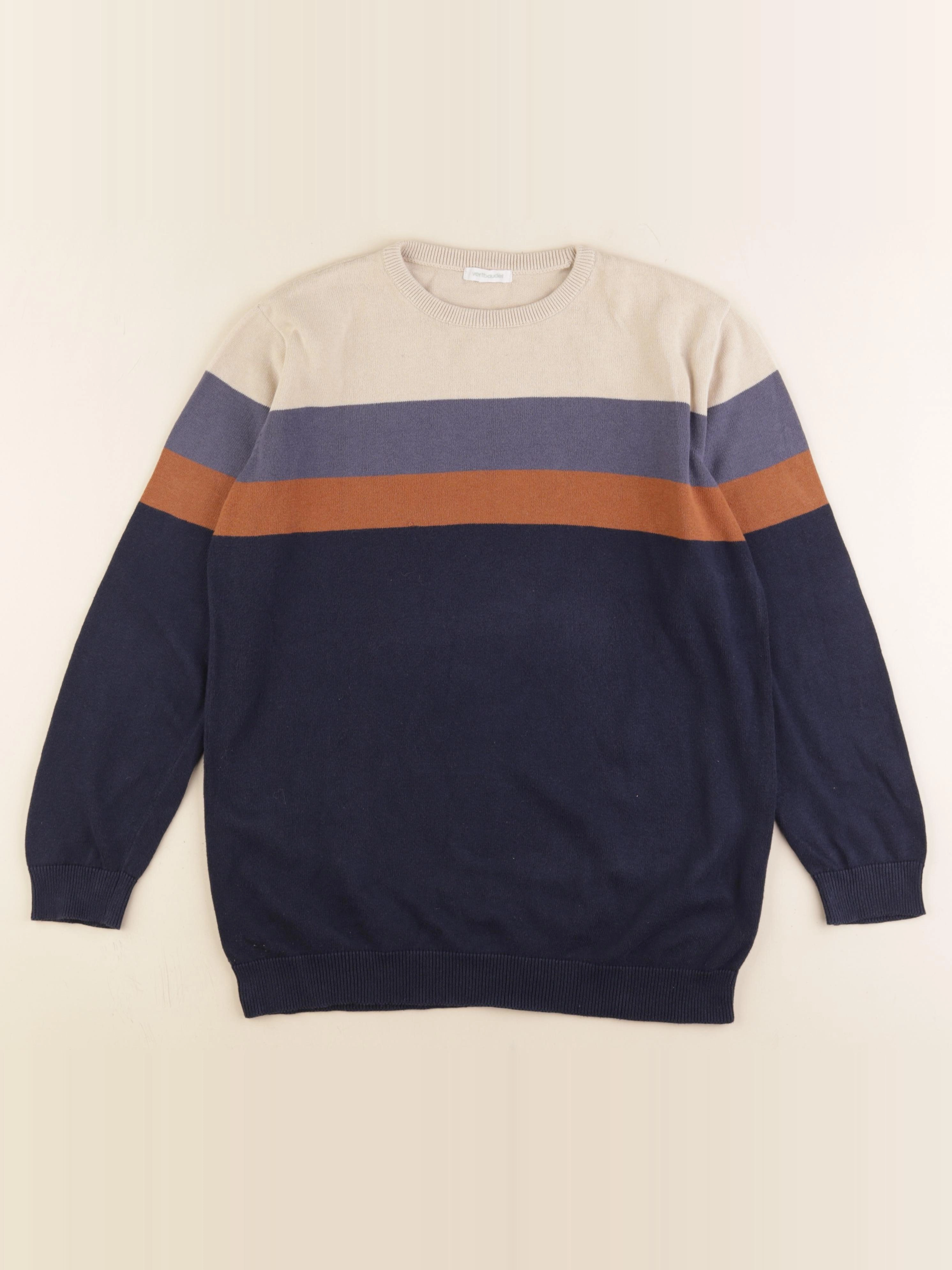 Vertbaudet - pull multicolore - 14 ans