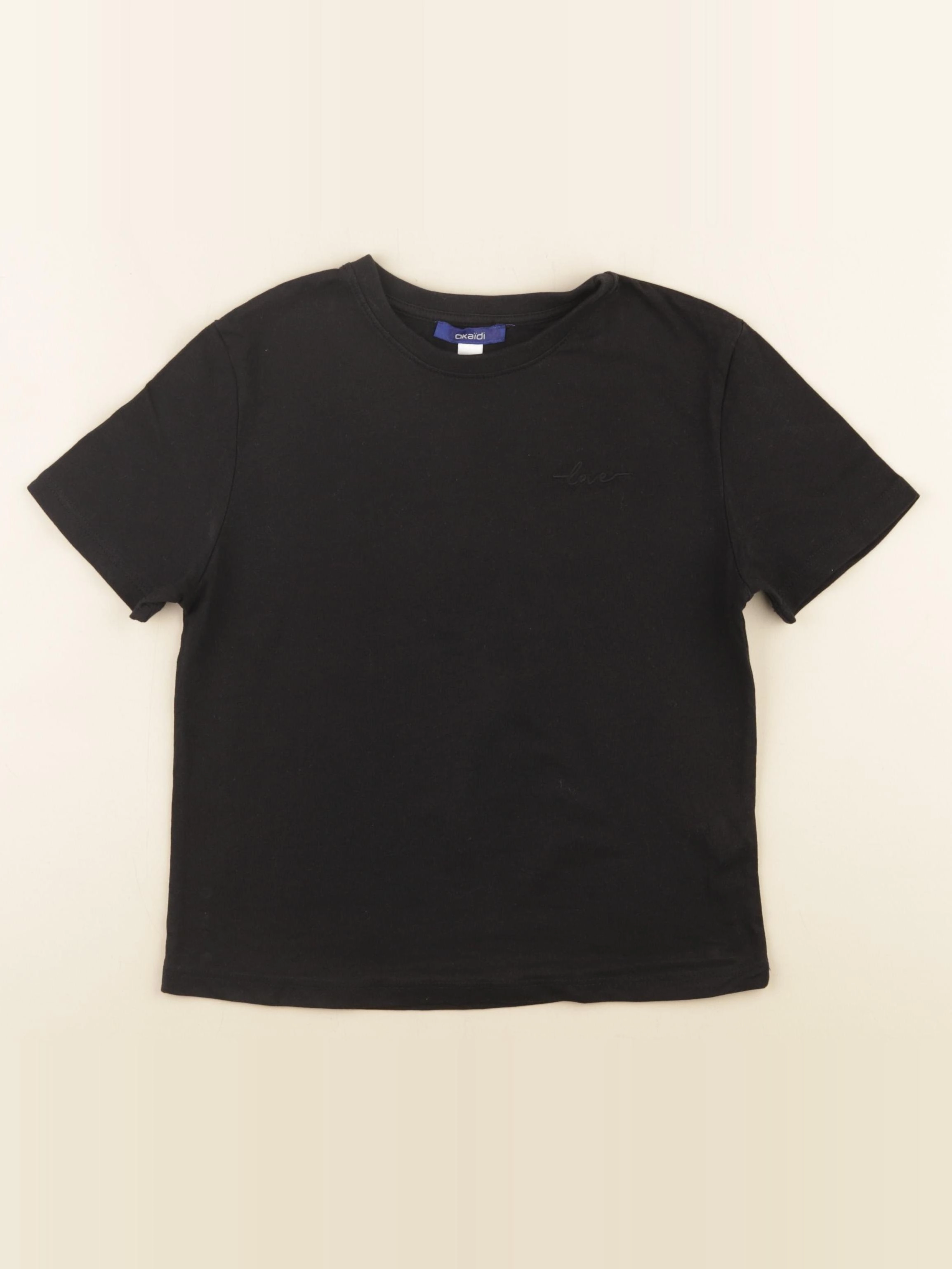 Okaidi - tee-shirt noir - 8 ans