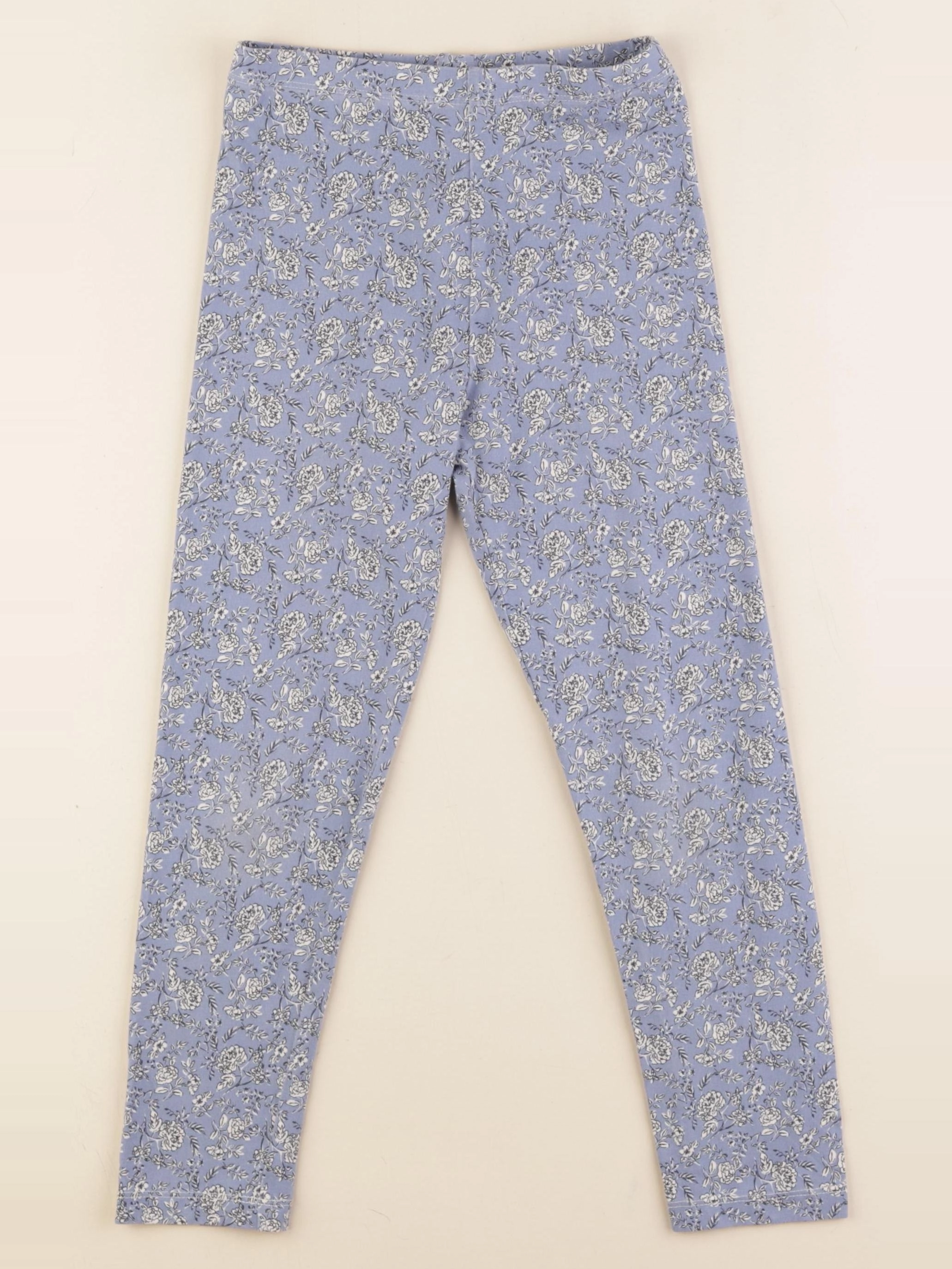 Monoprix - legging bleu - 6 ans