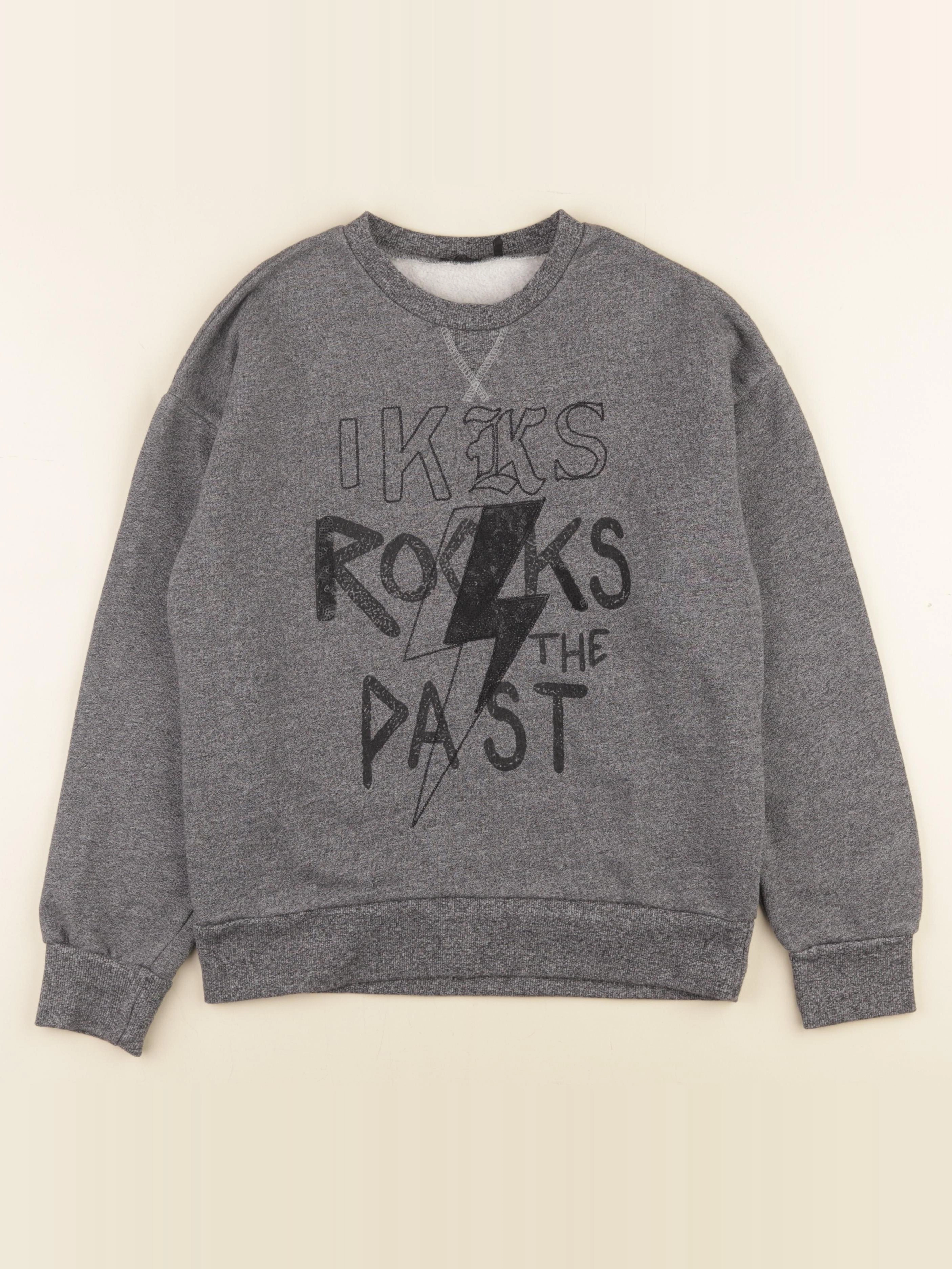 IKKS - sweat gris - 12 ans
