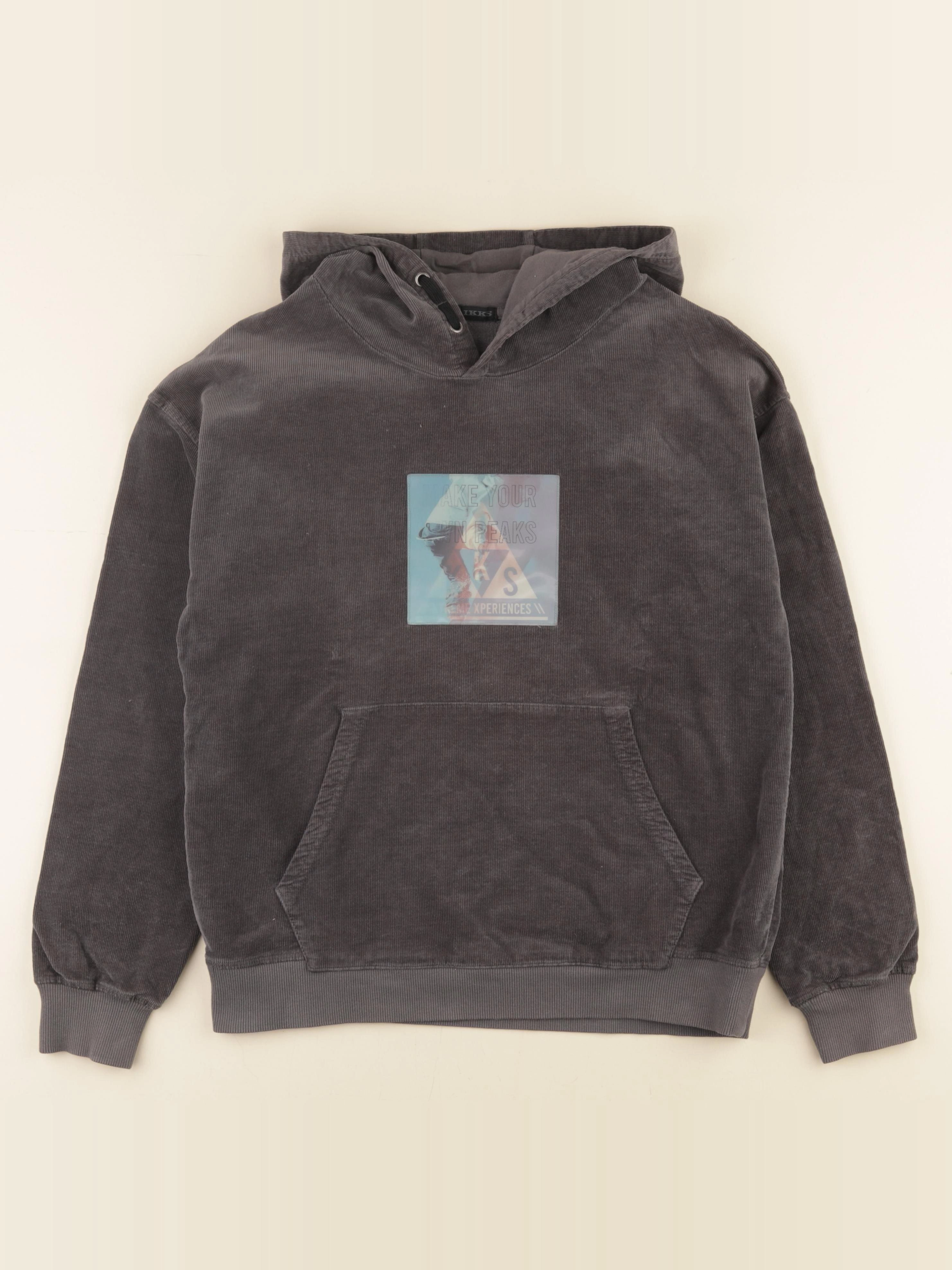 IKKS - sweat velours gris - 14 ans