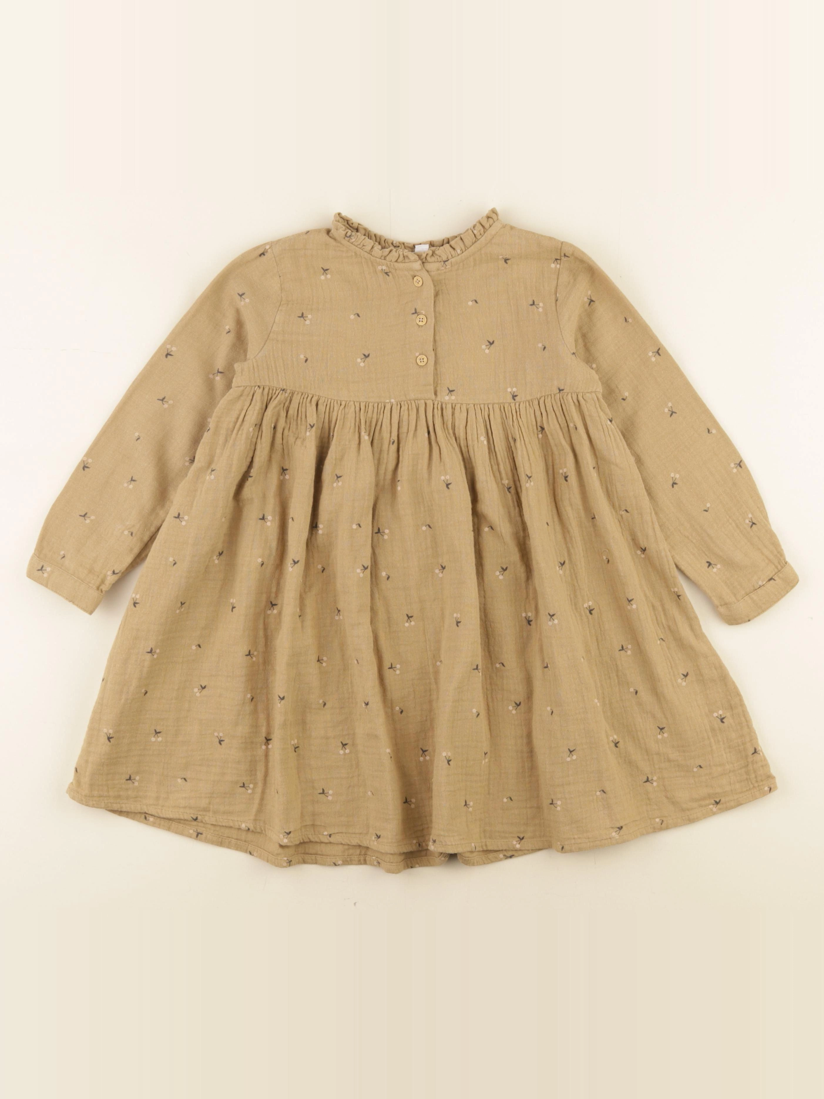 Vertbaudet - robe vert - 4 ans