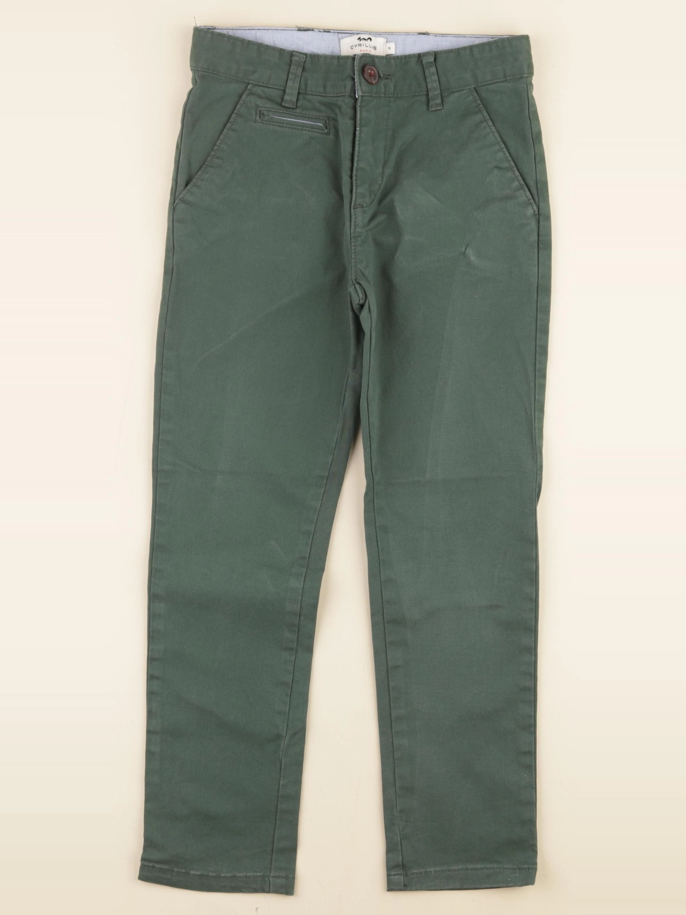 Cyrillus - pantalon vert - 9 ans
