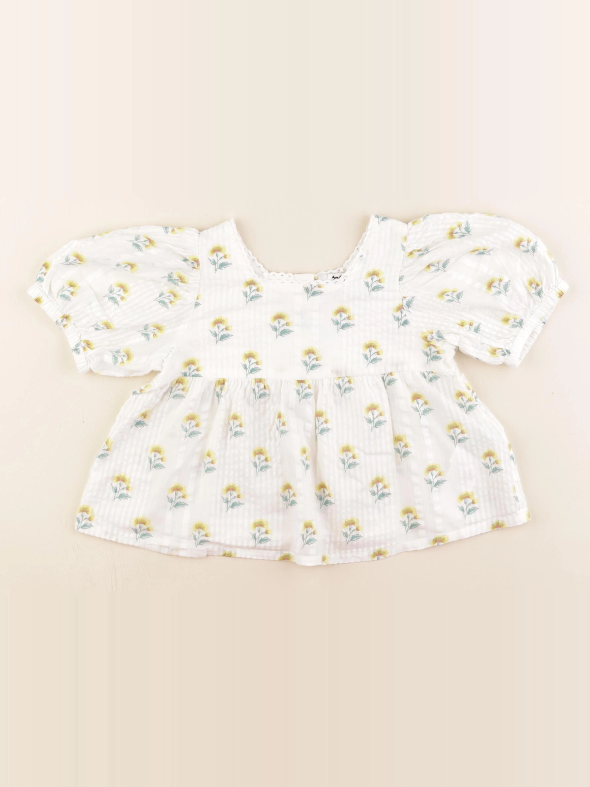 Cyrillus - blouse blanc - 3 ans