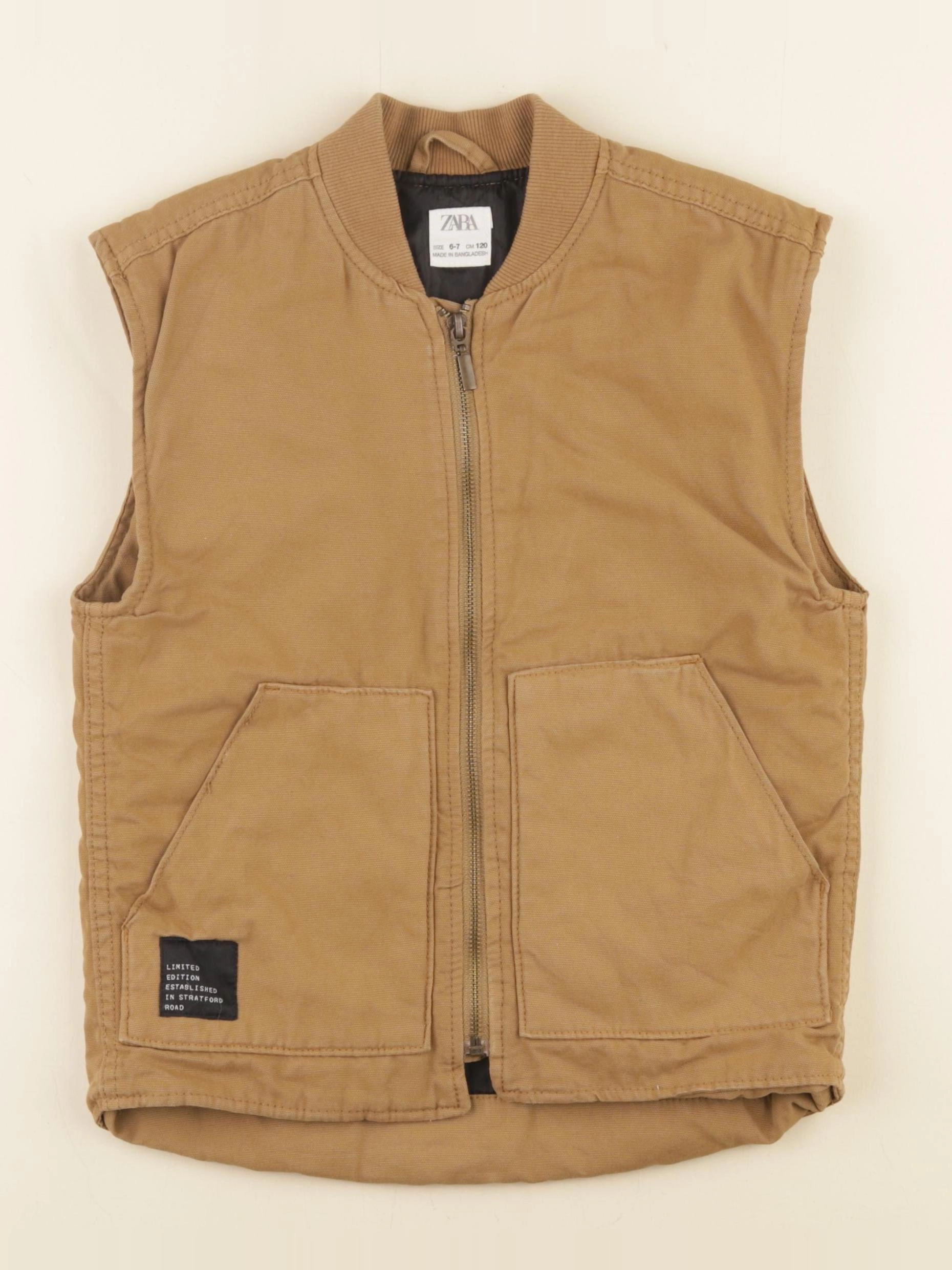 Zara - doudoune marron - 6/7 ans