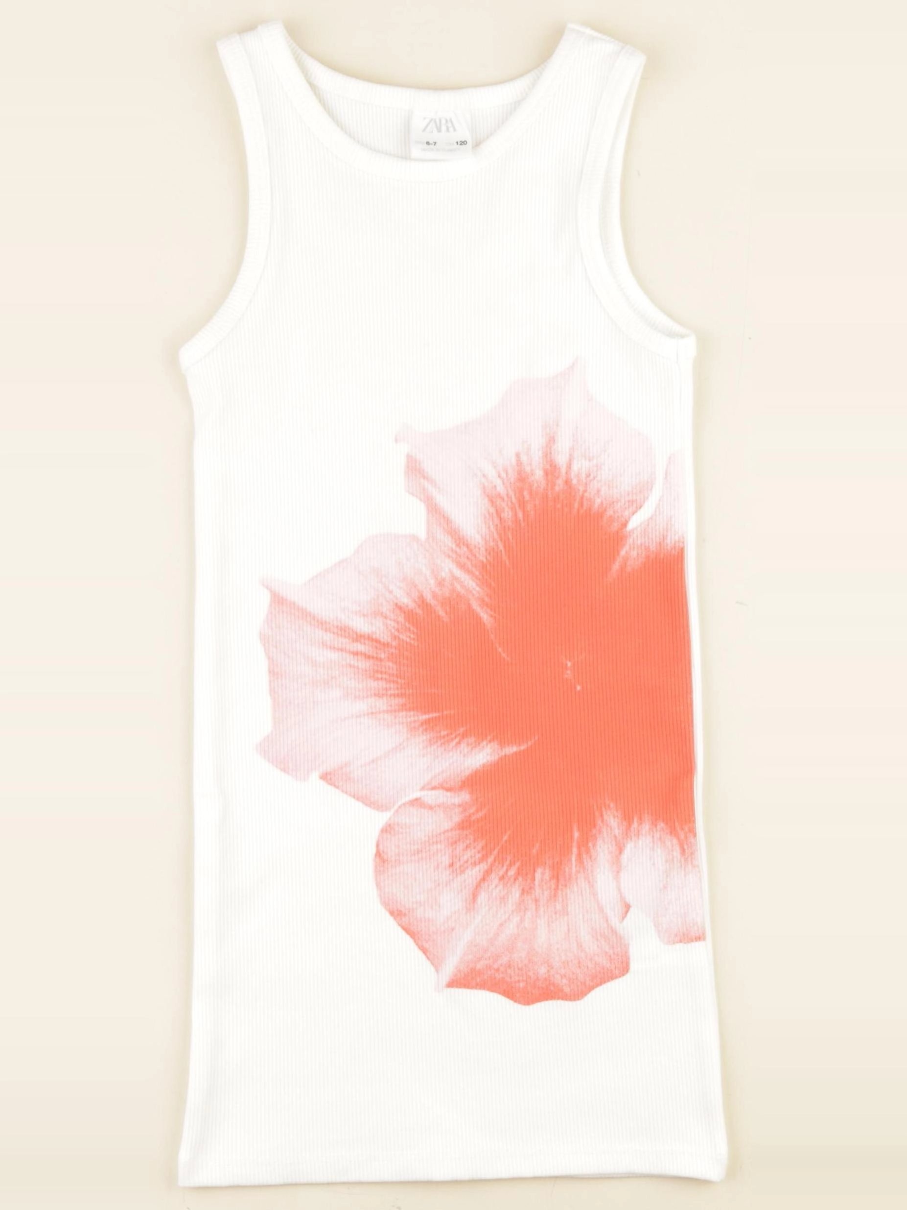 Zara - robe blanc - 6/7 ans