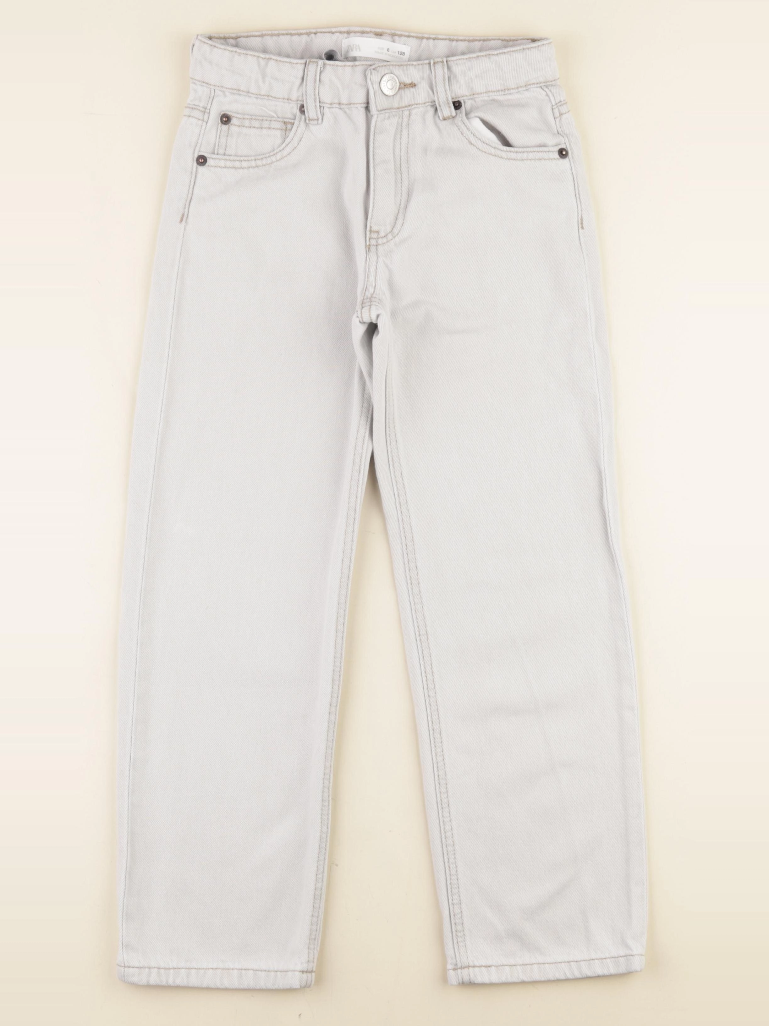 Zara - jean gris - 8 ans