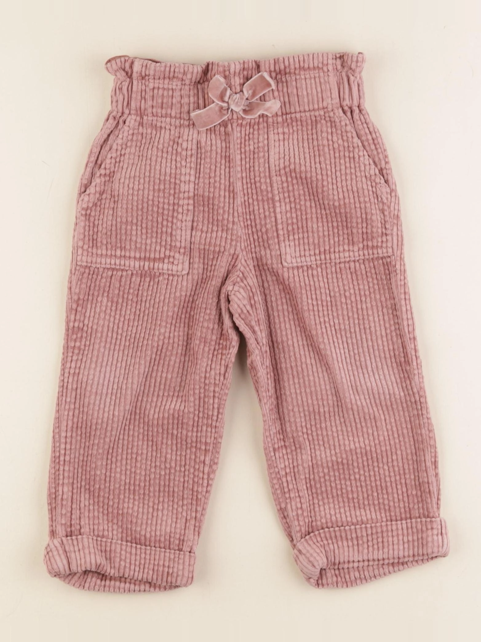 Vertbaudet - pantalon rose - 2 ans